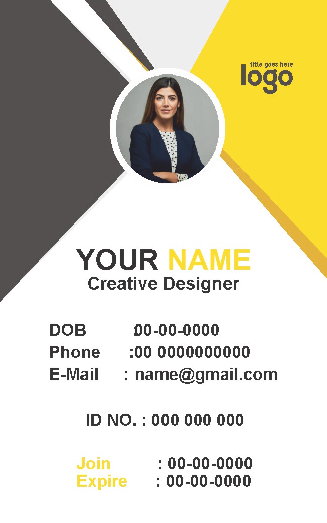 School Student ID Card 033