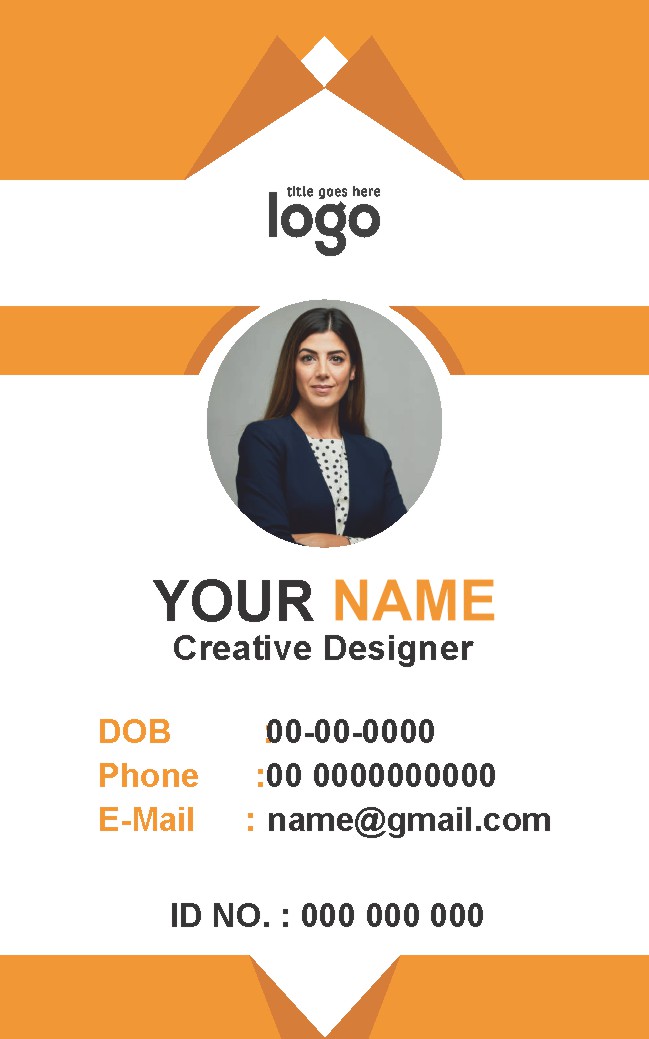 Professional ID Card Design 041