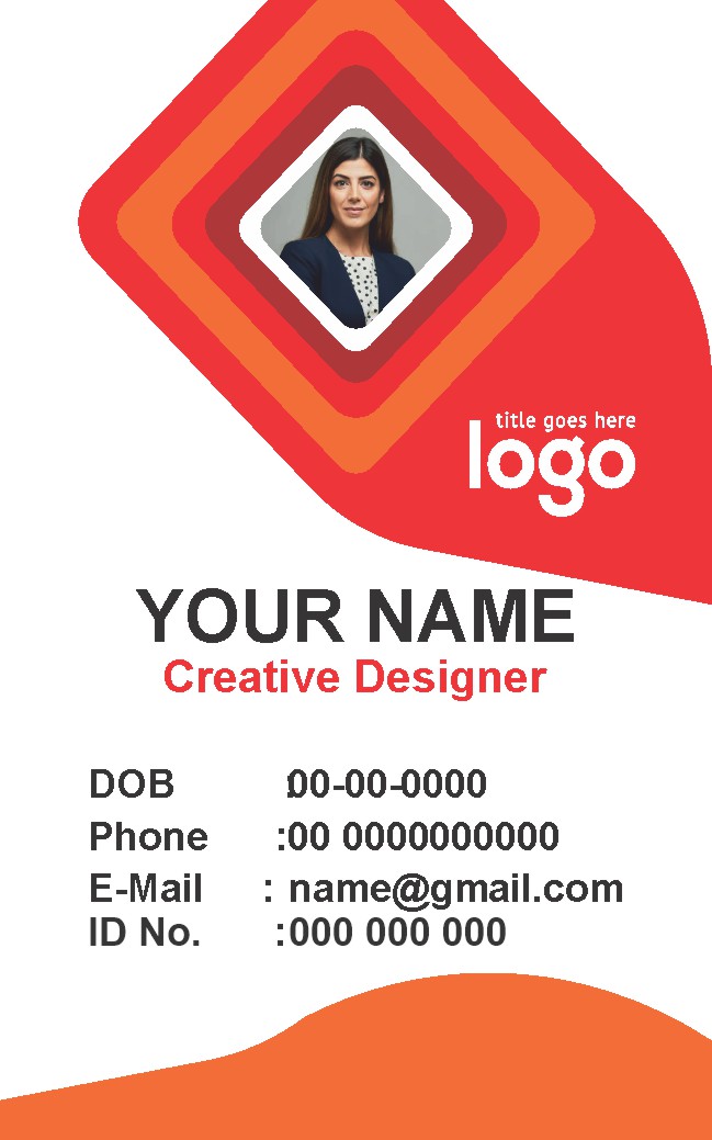 College ID Card Design 044