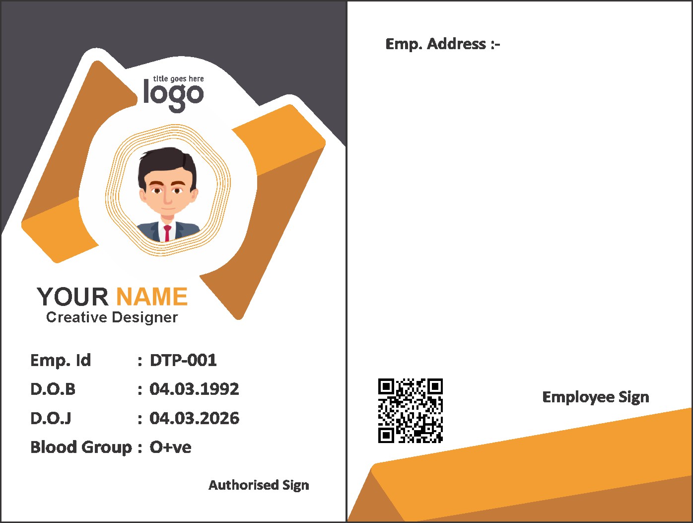 School Student ID Card 053