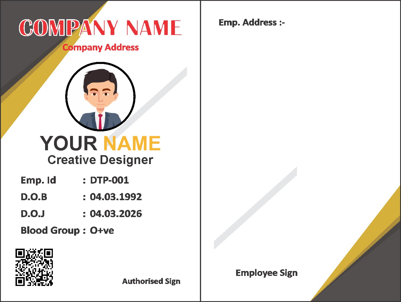 Business ID Card Design 057