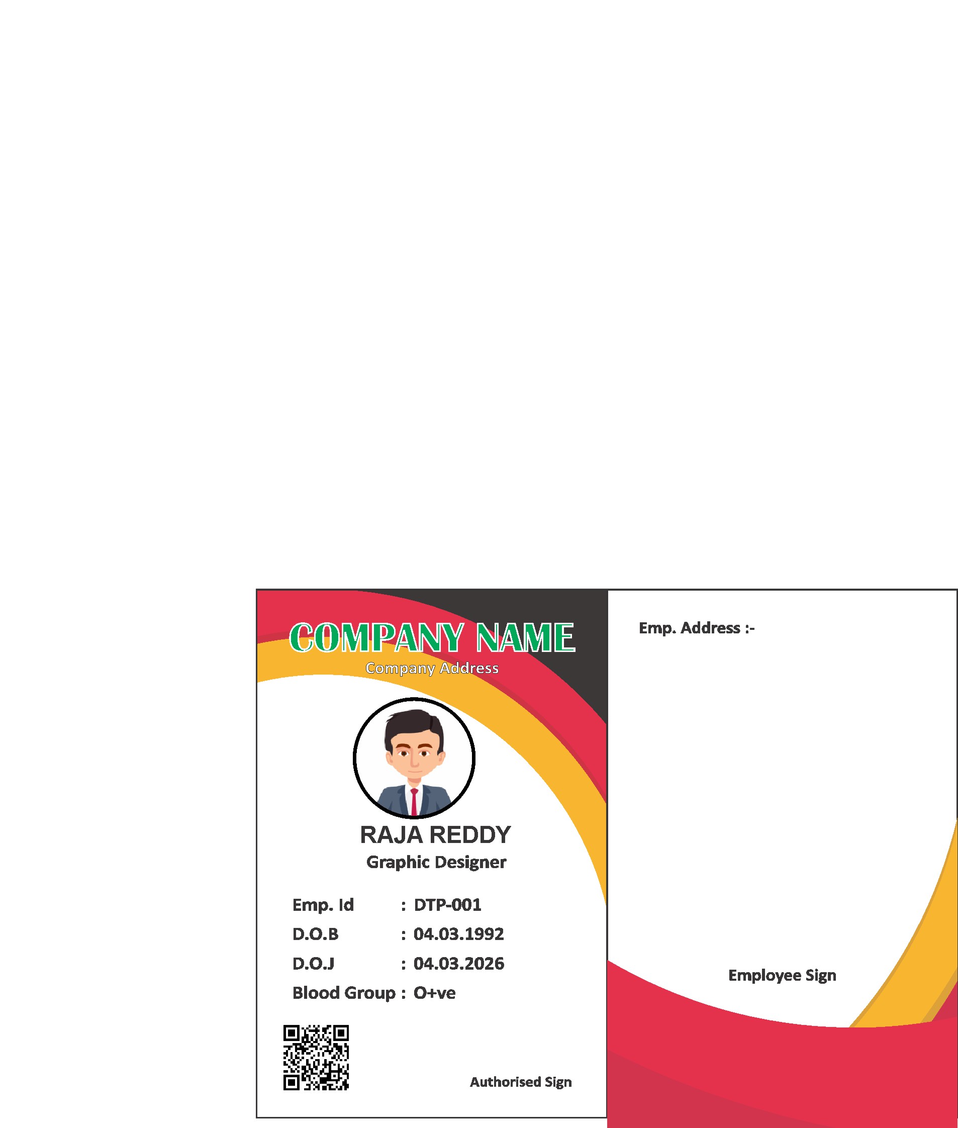 Event ID Card Design 060