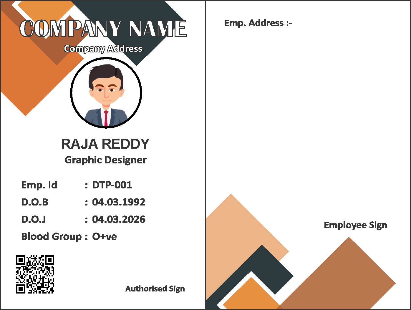 Event ID Card Design 070