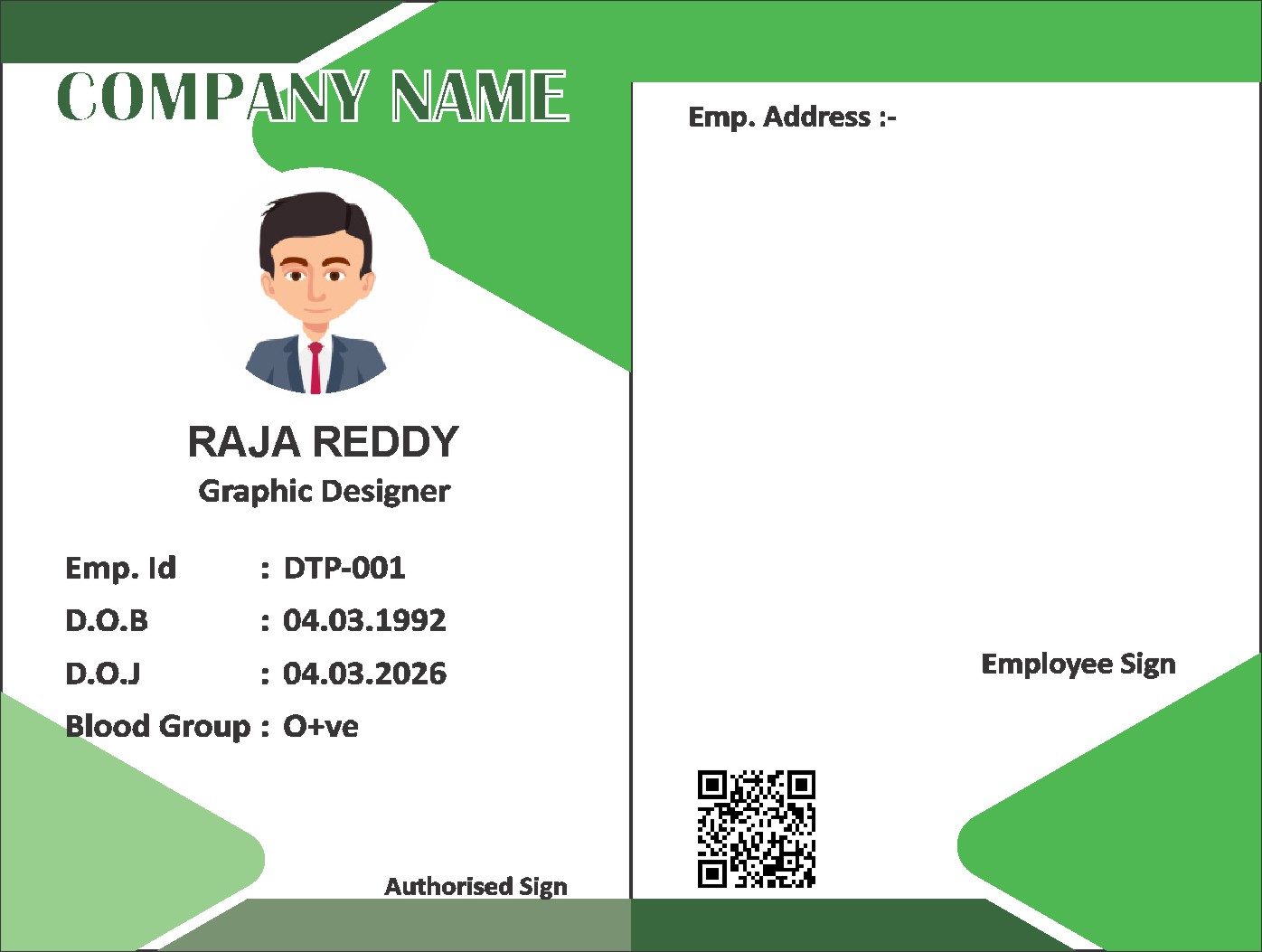 Business ID Card Design 077