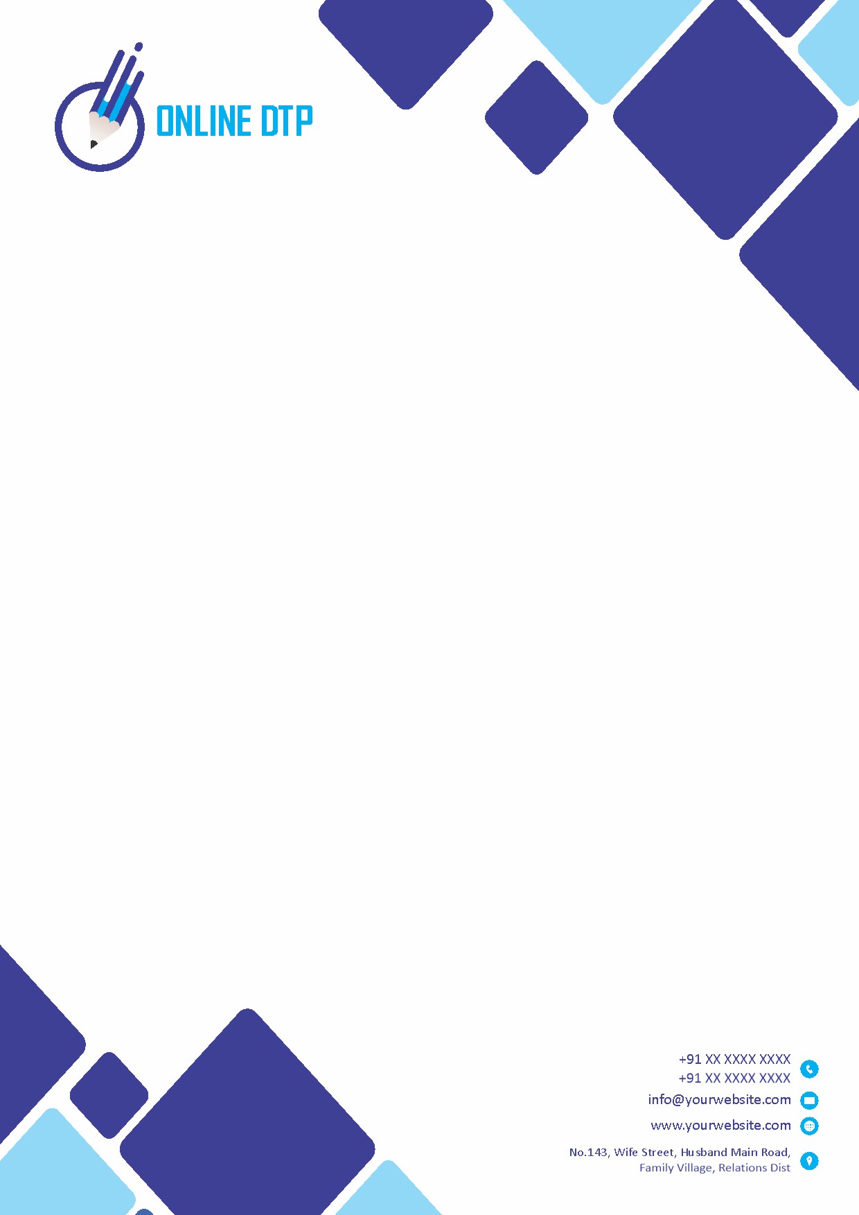 Elegant Minimal Letterhead Design 004