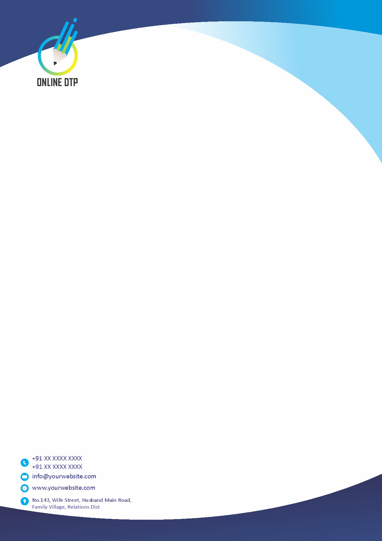 Classic Office Letterhead Design 005