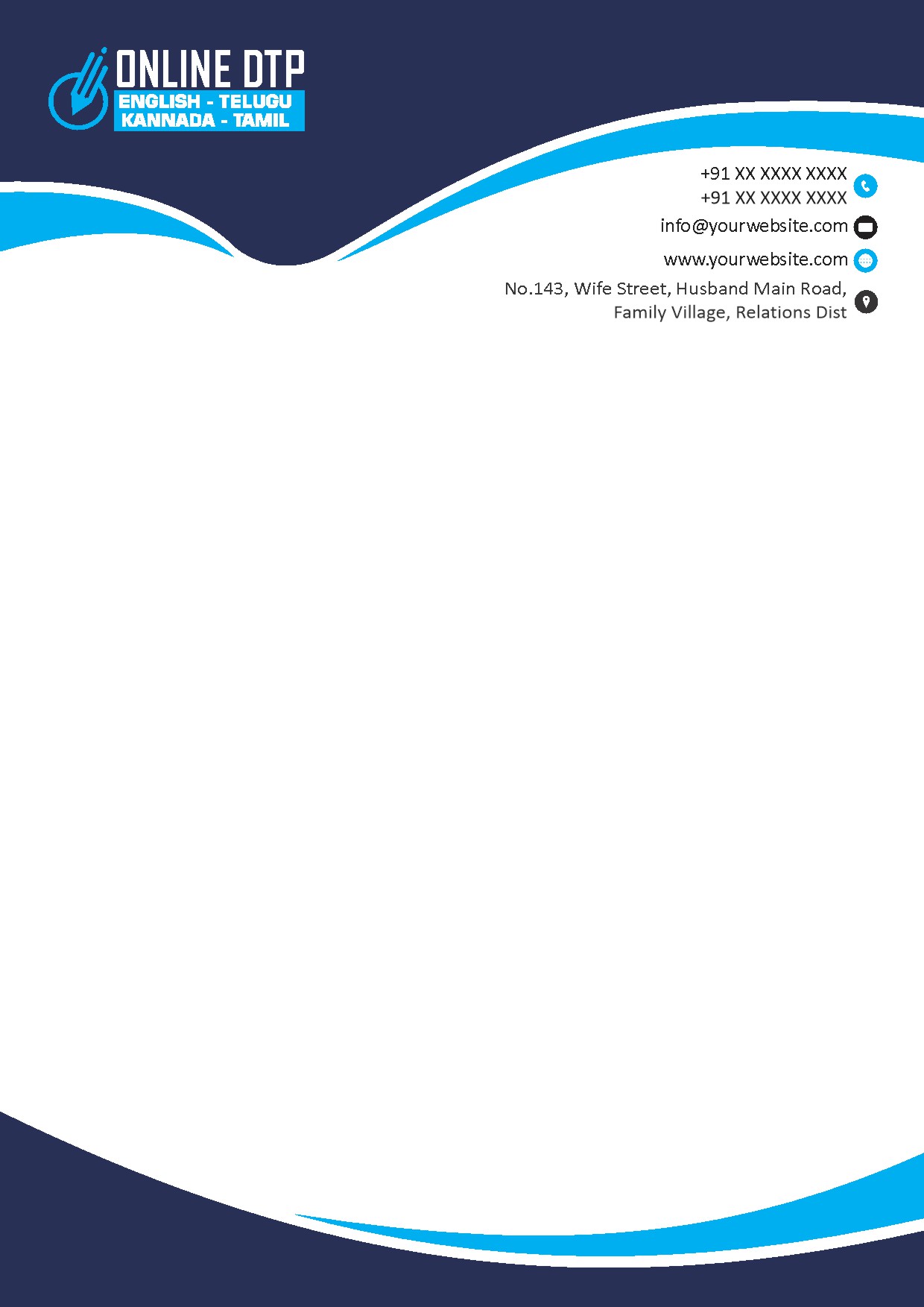 Creative Professional Letterhead Design 023