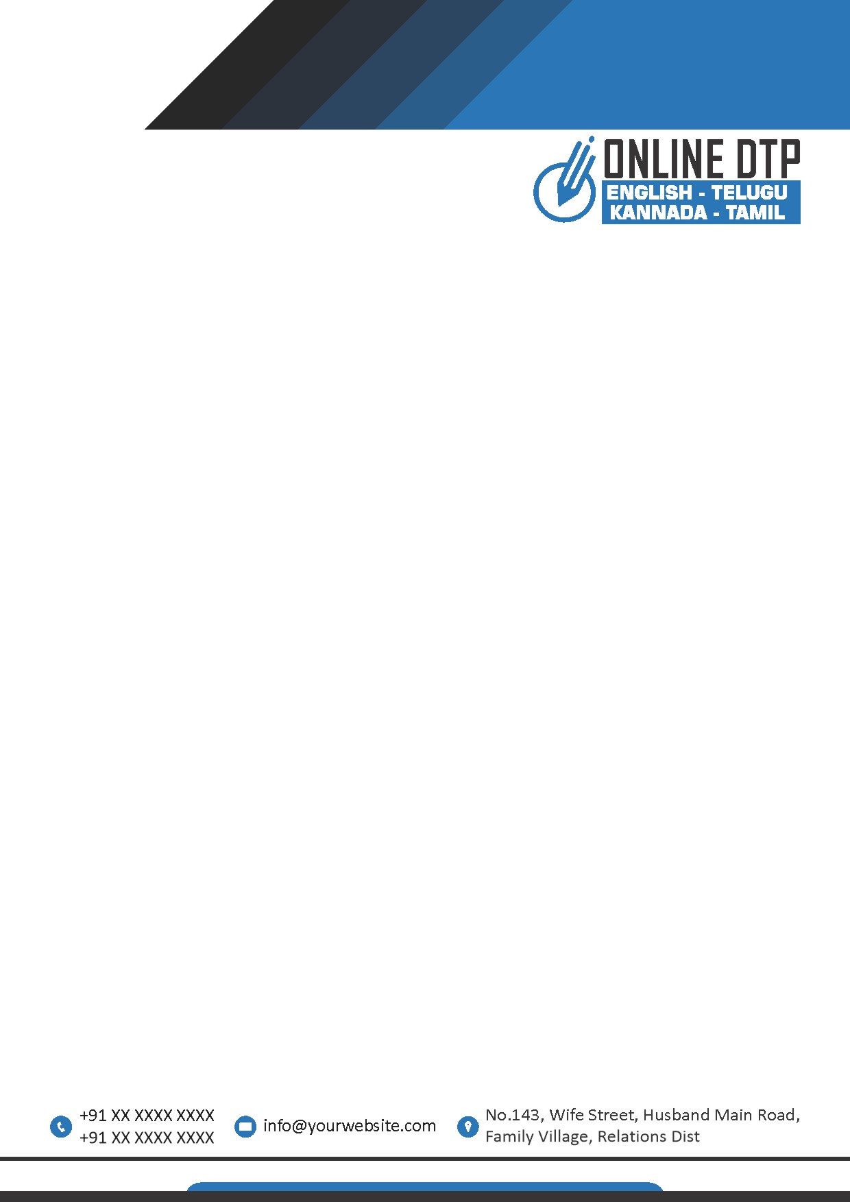 Creative Professional Letterhead Design 058