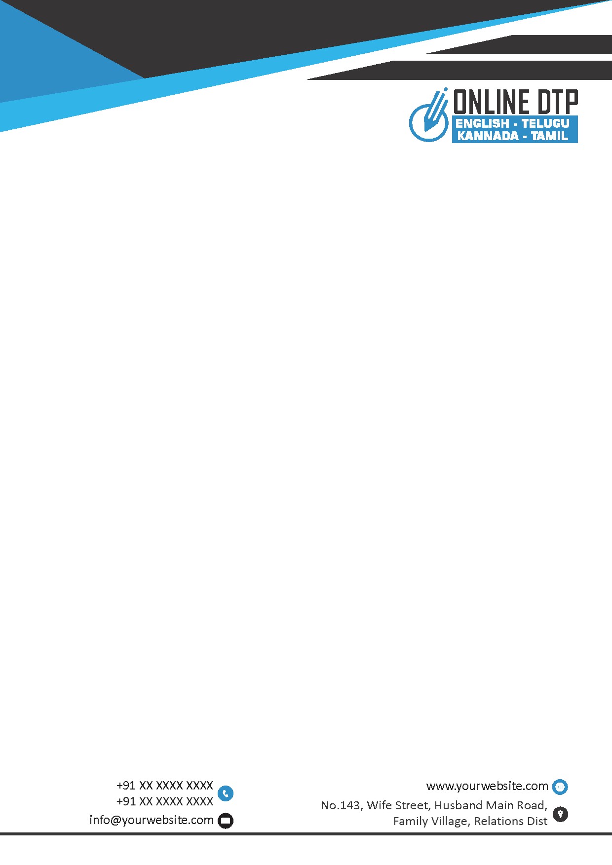 Creative Professional Letterhead Design 063