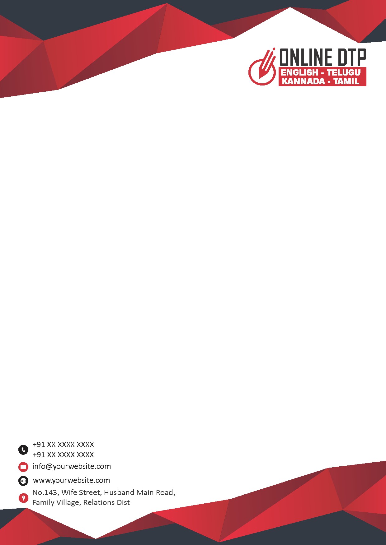 Creative Professional Letterhead Design 078