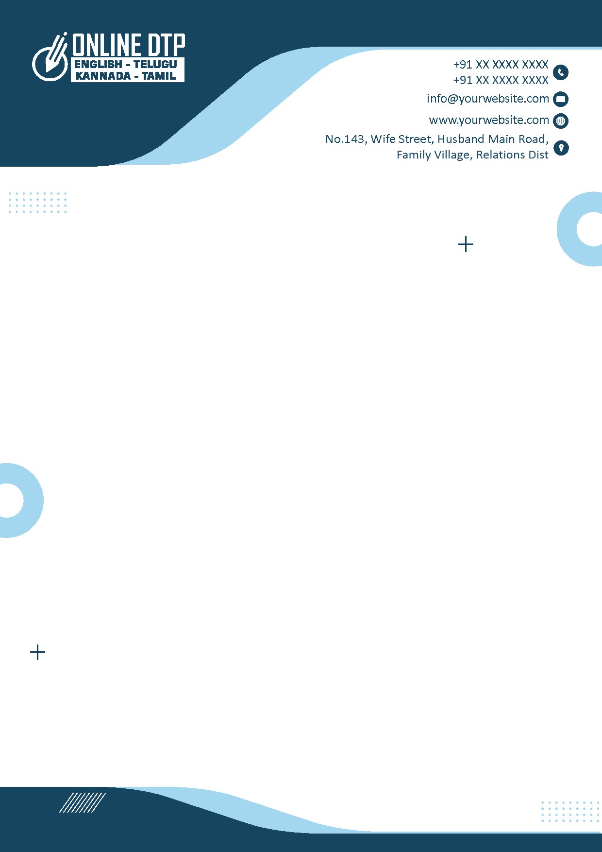 Premium Business Letterhead Design 082