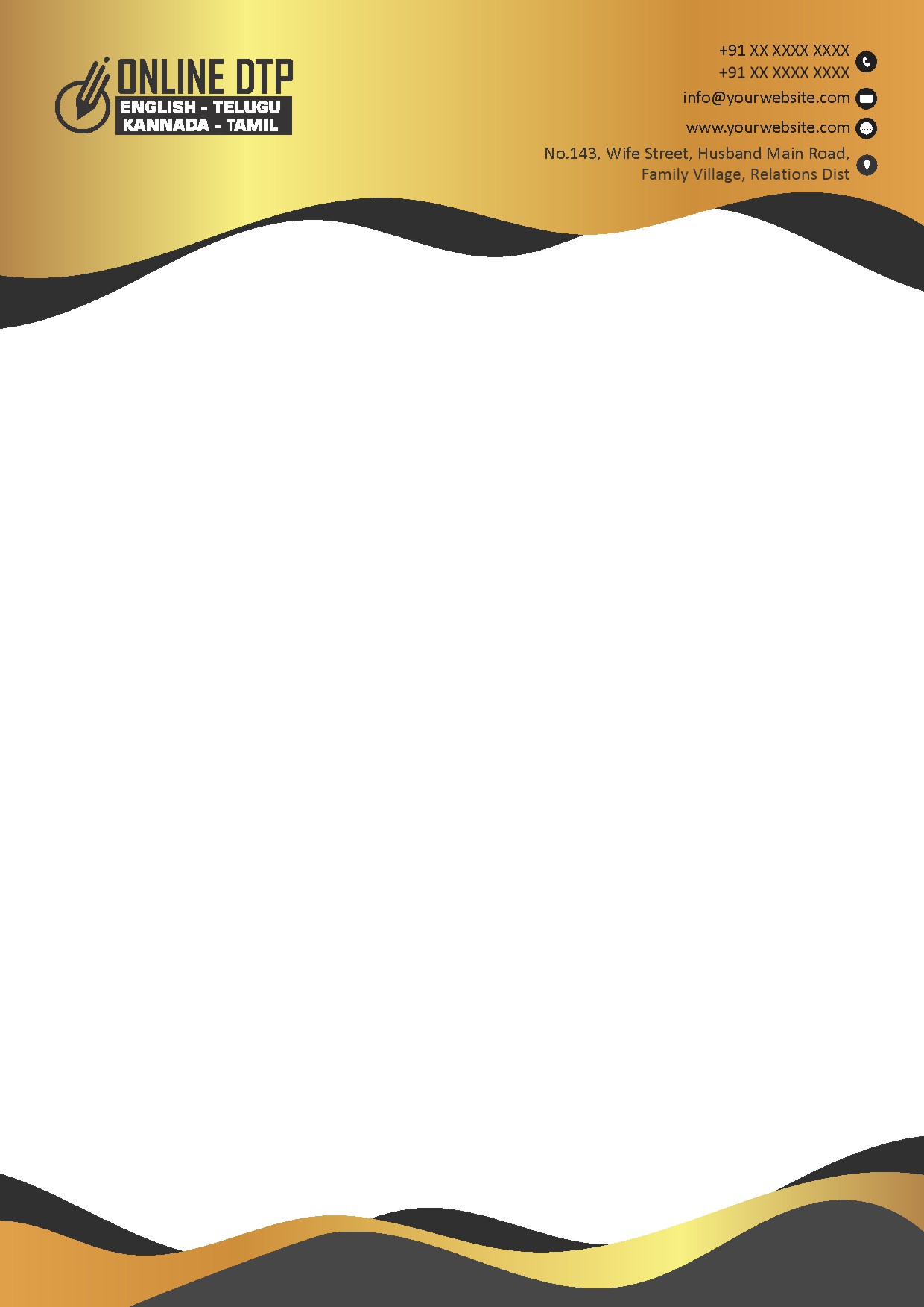 Creative Professional Letterhead Design 083