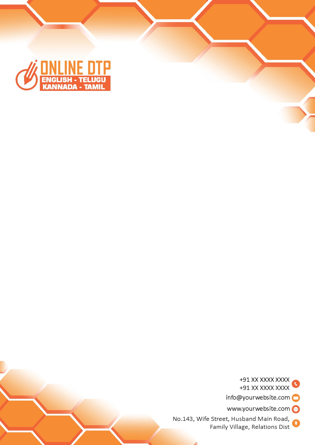 Elegant Minimal Letterhead Design 084