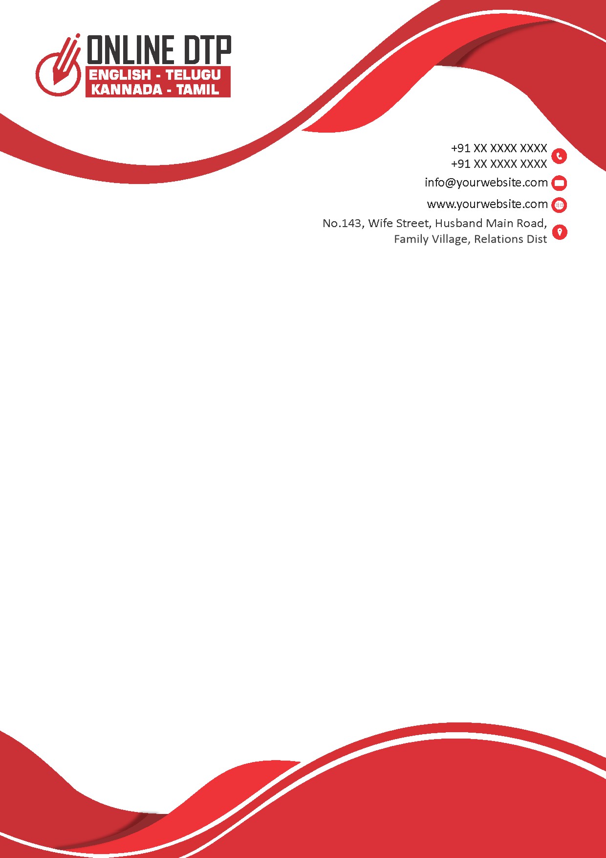 Modern Corporate Letterhead Design 101