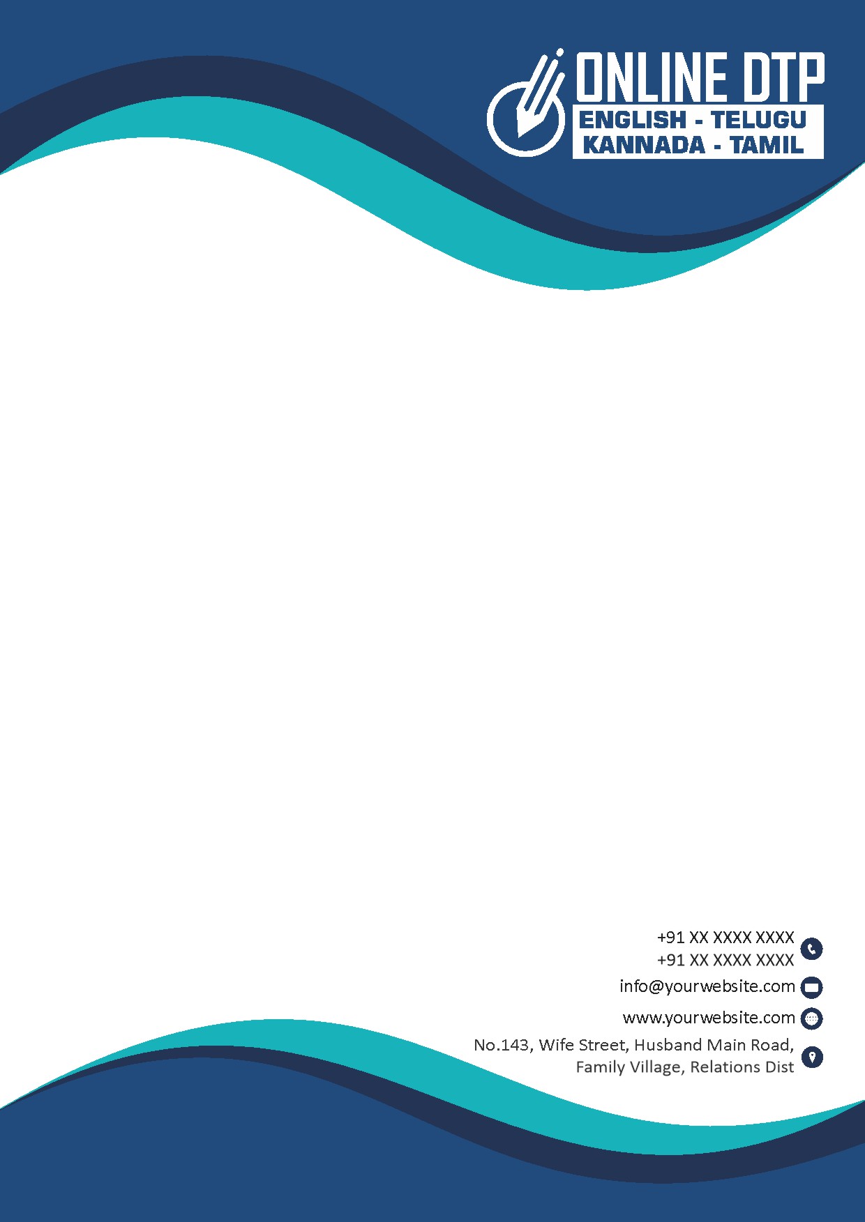 Elegant Minimal Letterhead Design 104