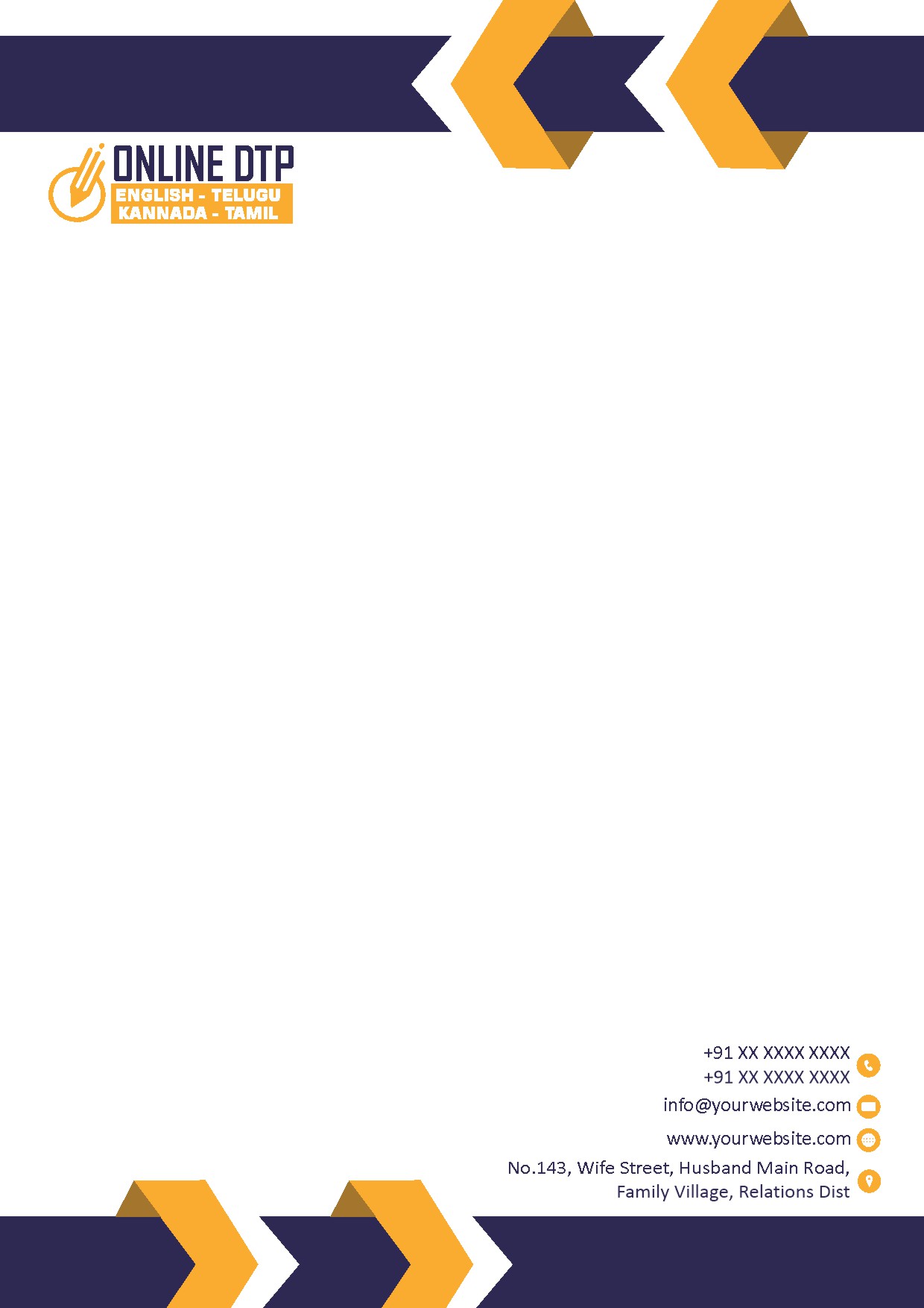 Creative Professional Letterhead Design 108
