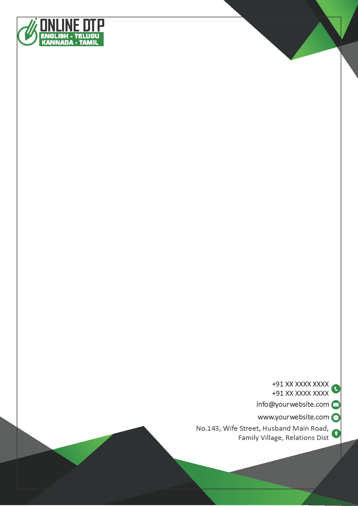 Creative Professional Letterhead Design 113