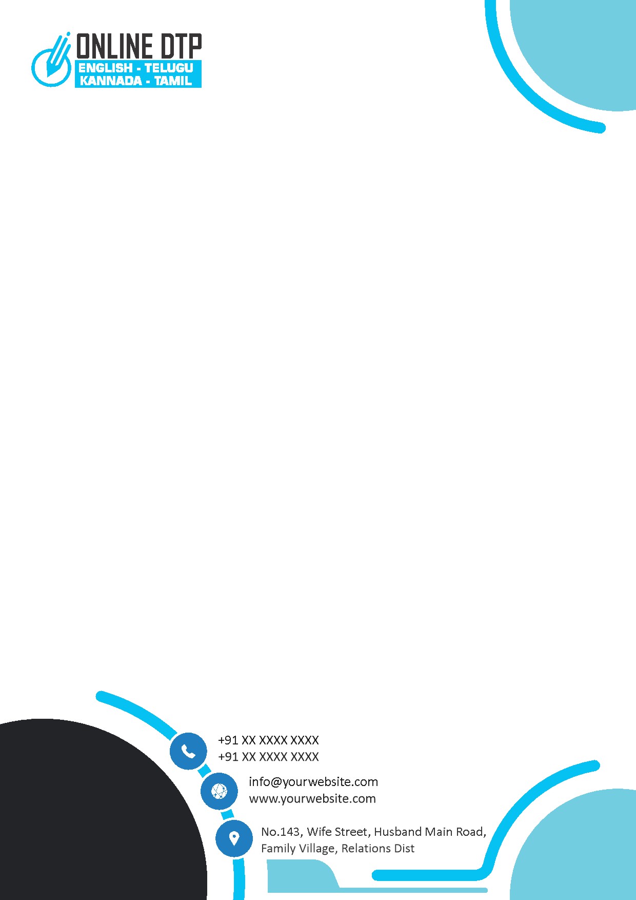 Classic Office Letterhead Design 115