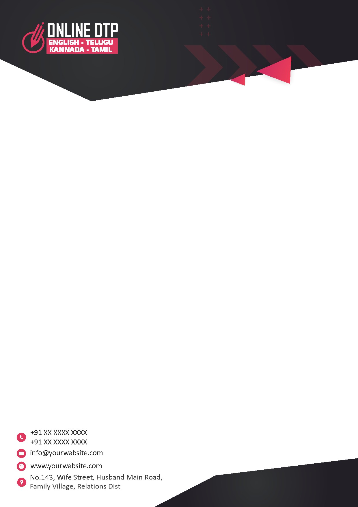 Creative Professional Letterhead Design 123