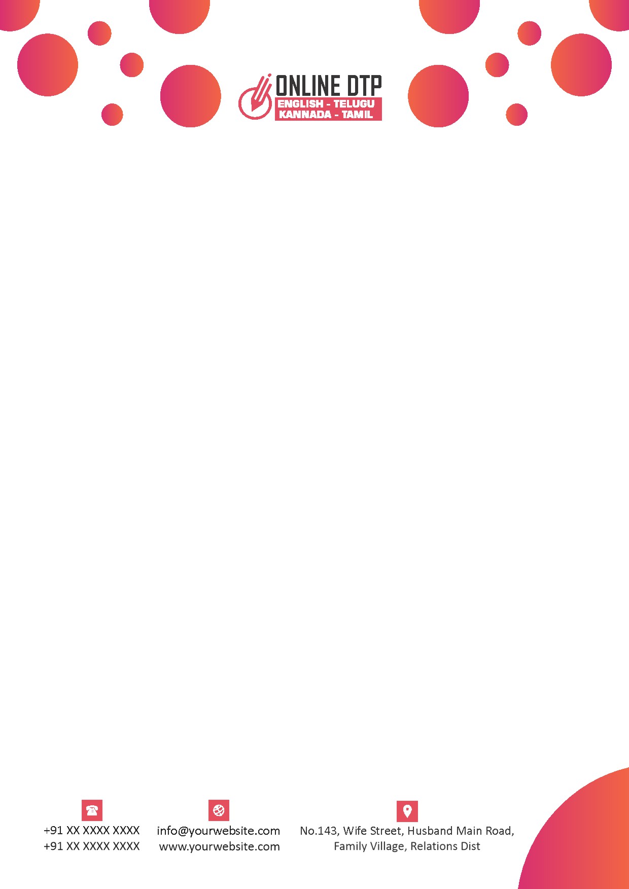 Elegant Minimal Letterhead Design 124