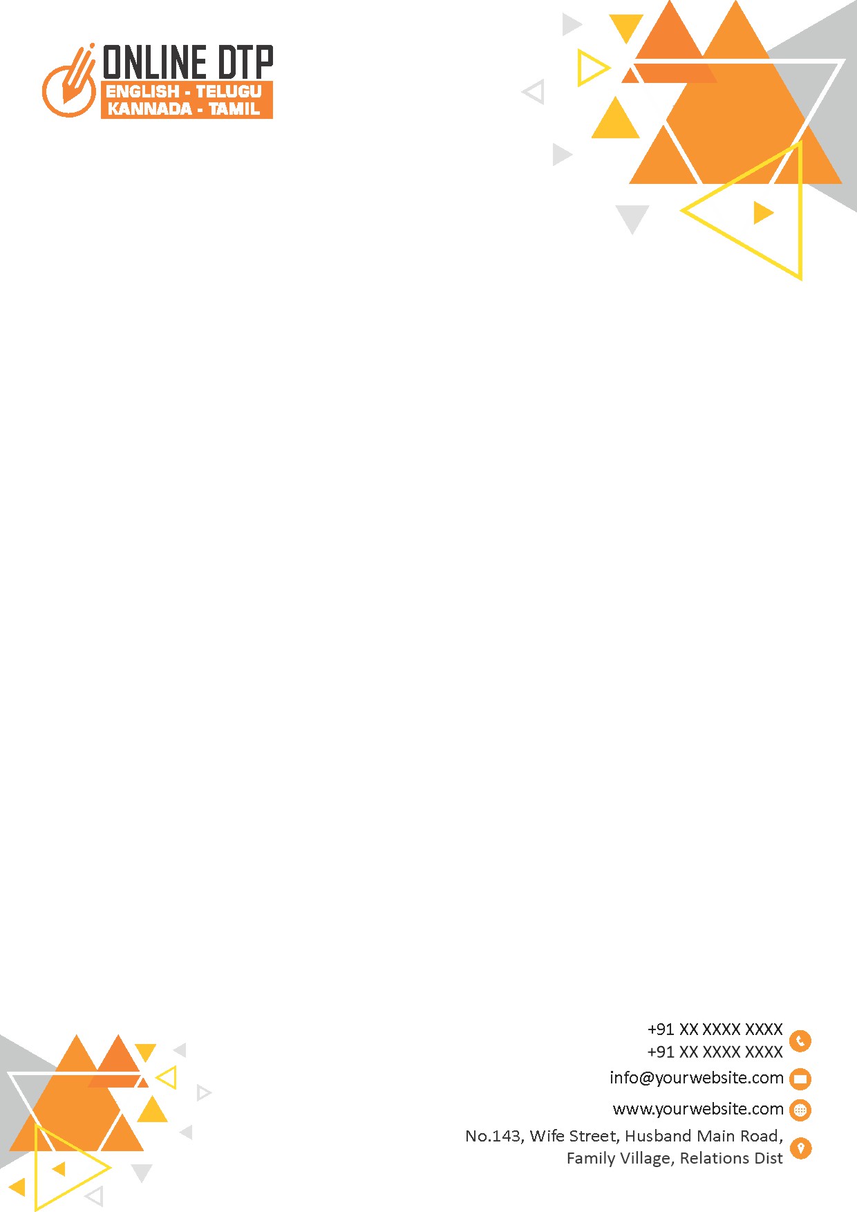 Creative Professional Letterhead Design 128