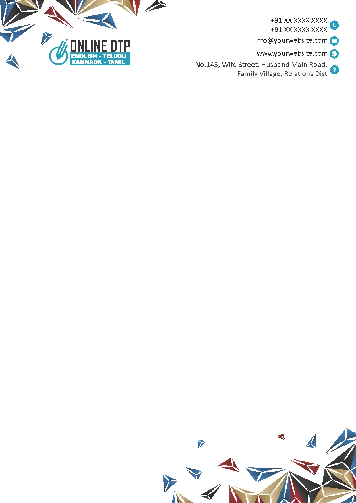 Elegant Minimal Letterhead Design 129