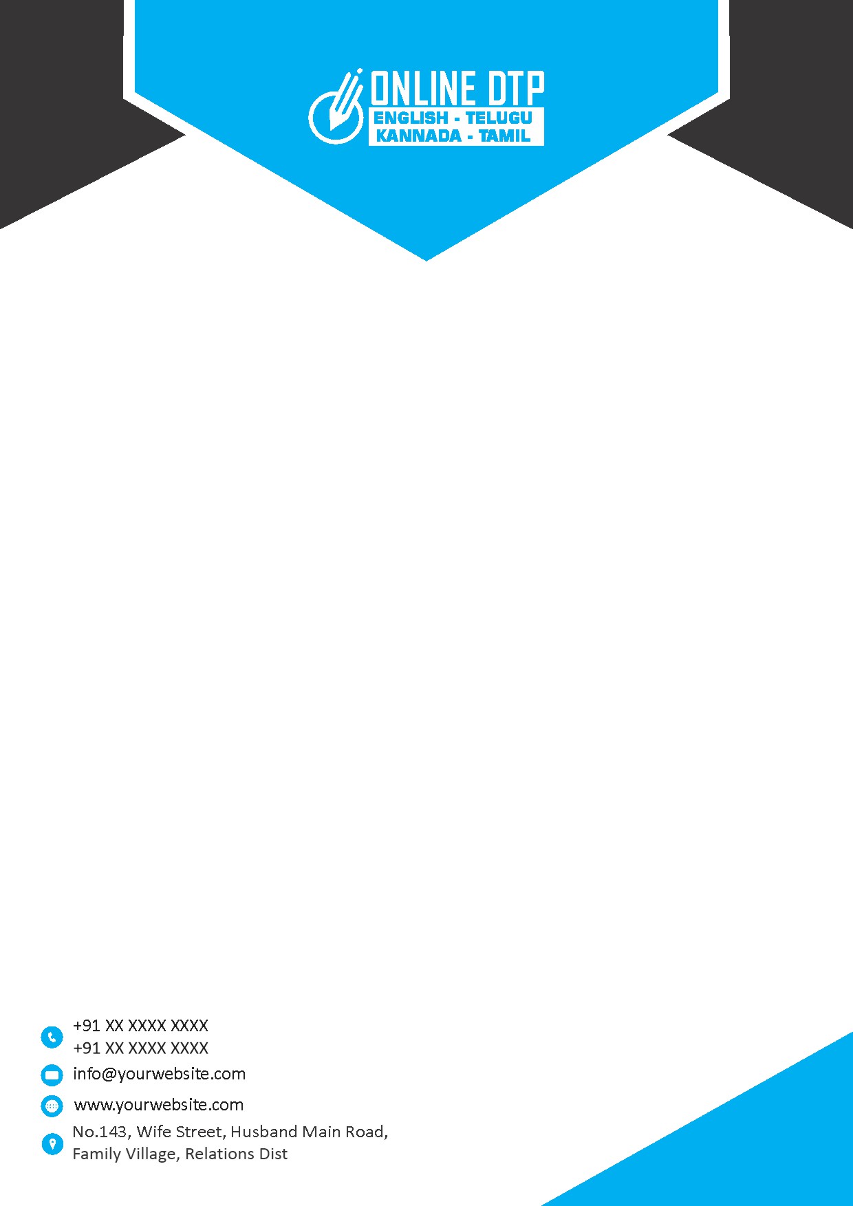 Modern Corporate Letterhead Design 141
