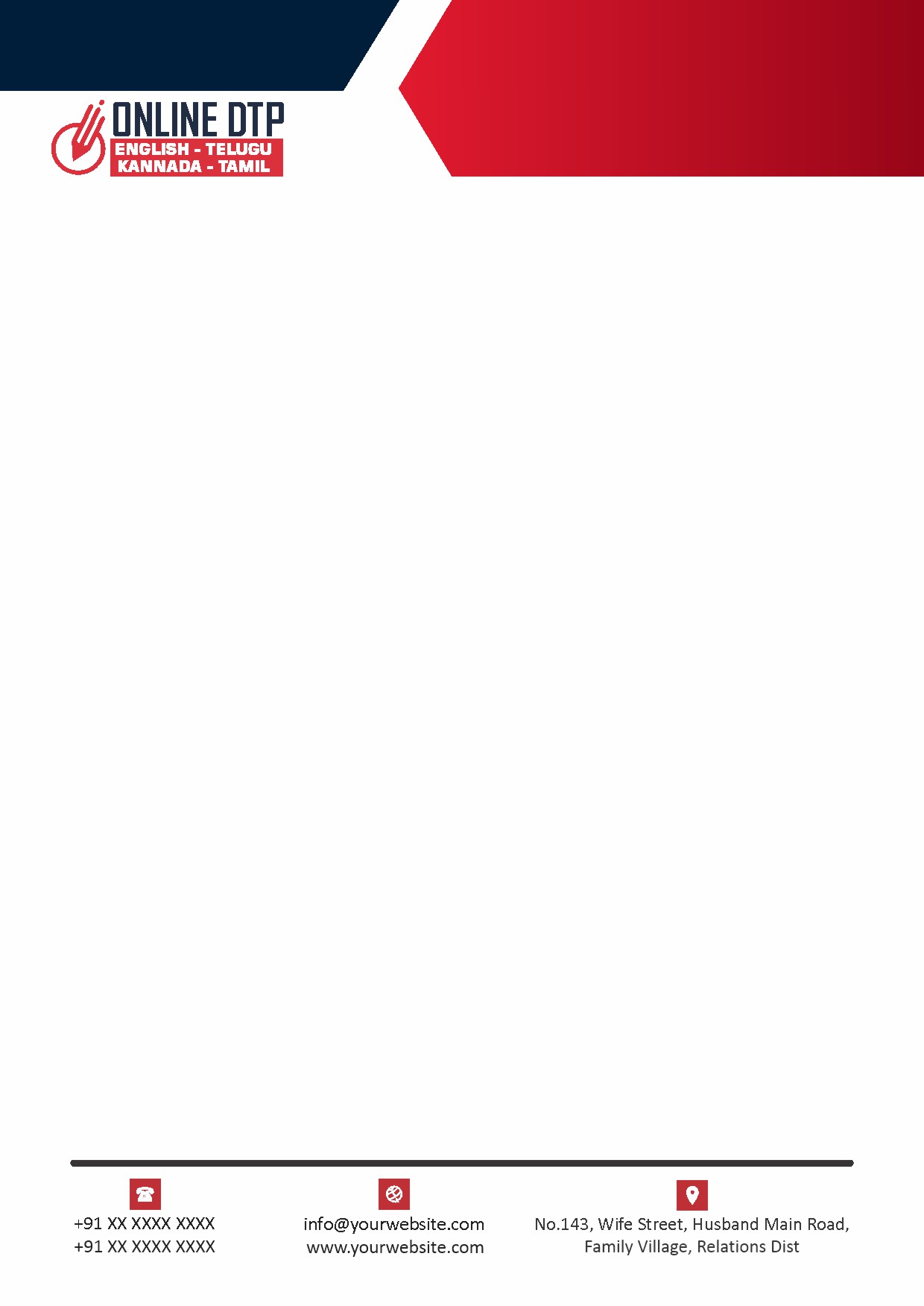 Elegant Minimal Letterhead Design 144