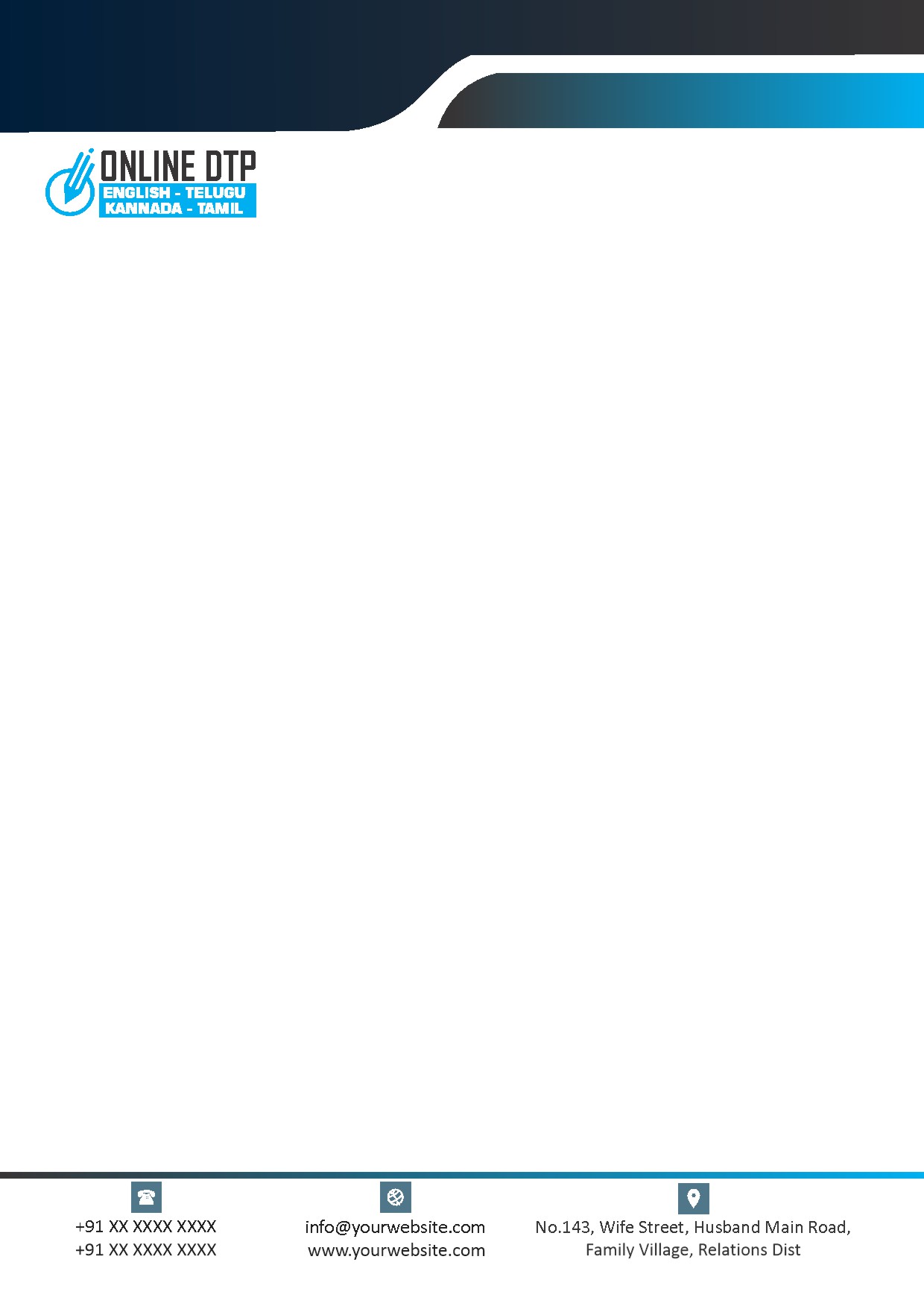 Classic Office Letterhead Design 145