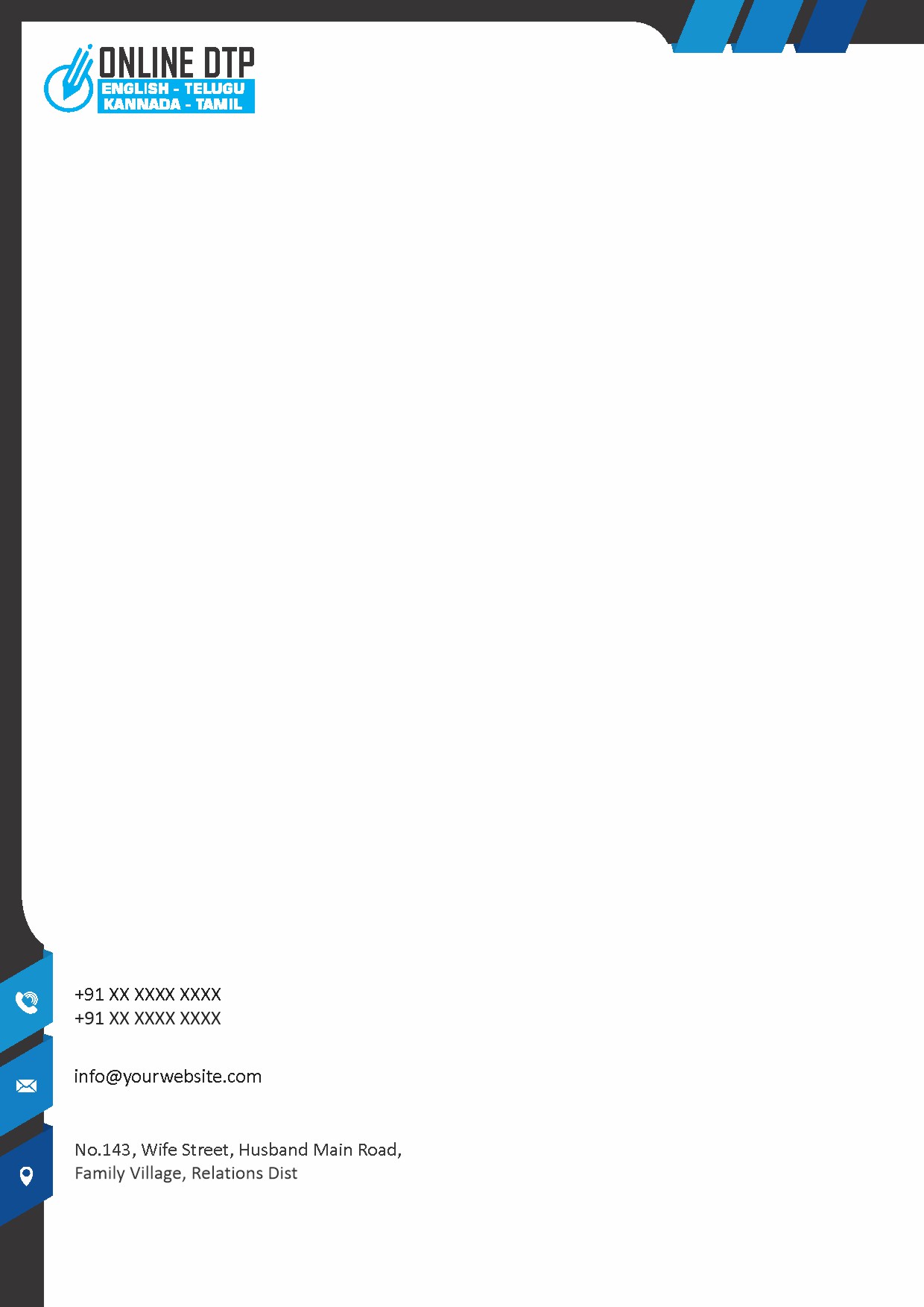 Premium Business Letterhead Design 147
