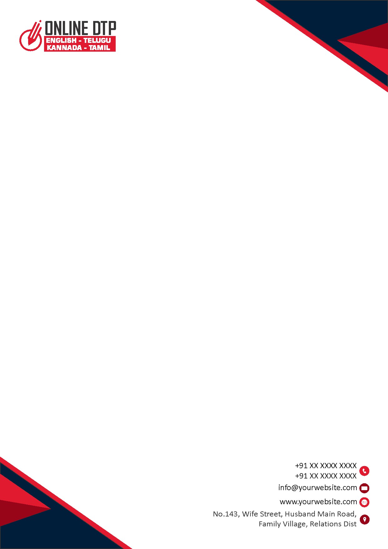 Creative Professional Letterhead Design 148