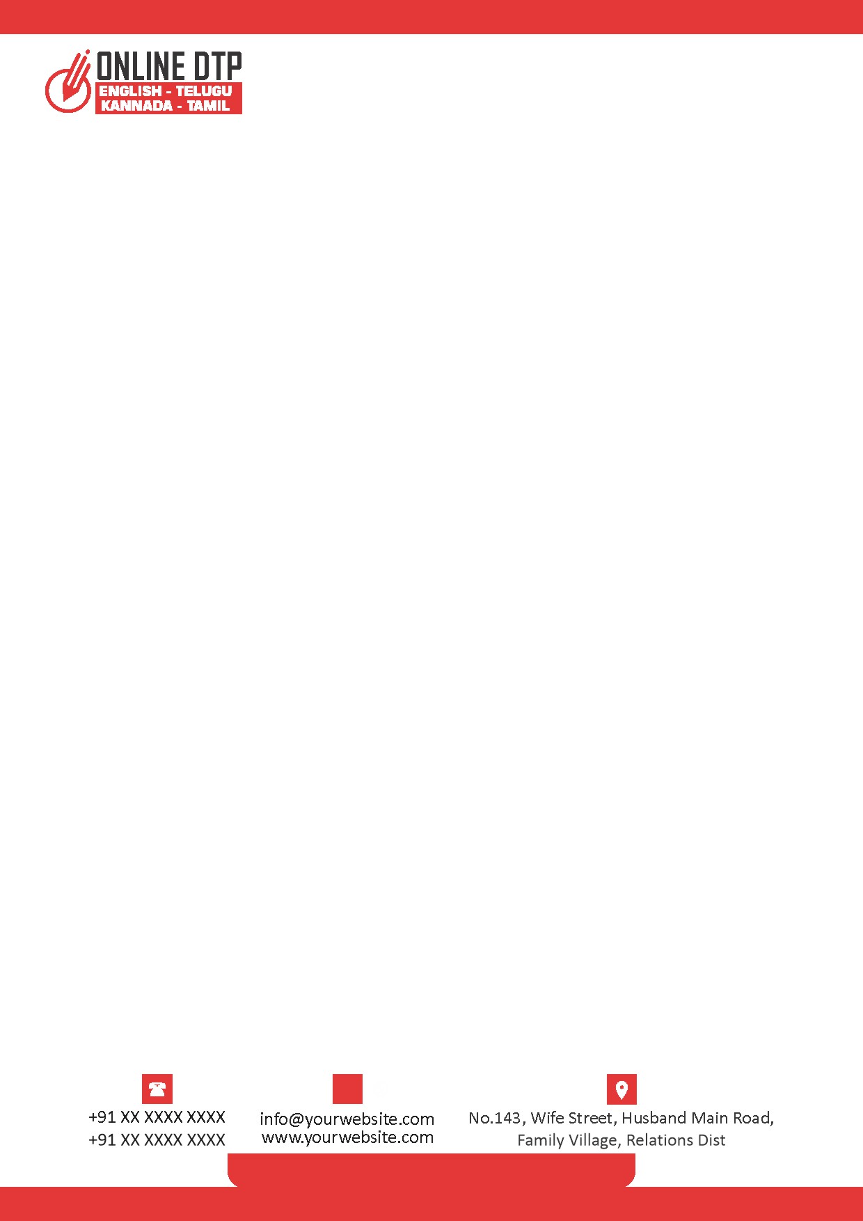 Elegant Minimal Letterhead Design 159