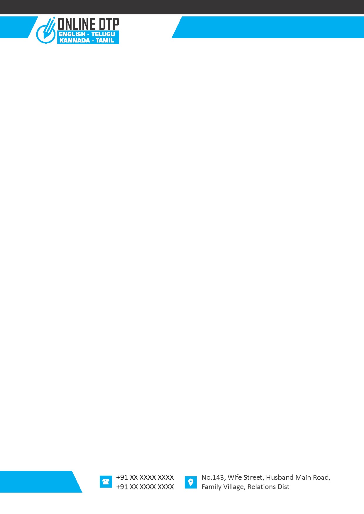 Classic Office Letterhead Design 160