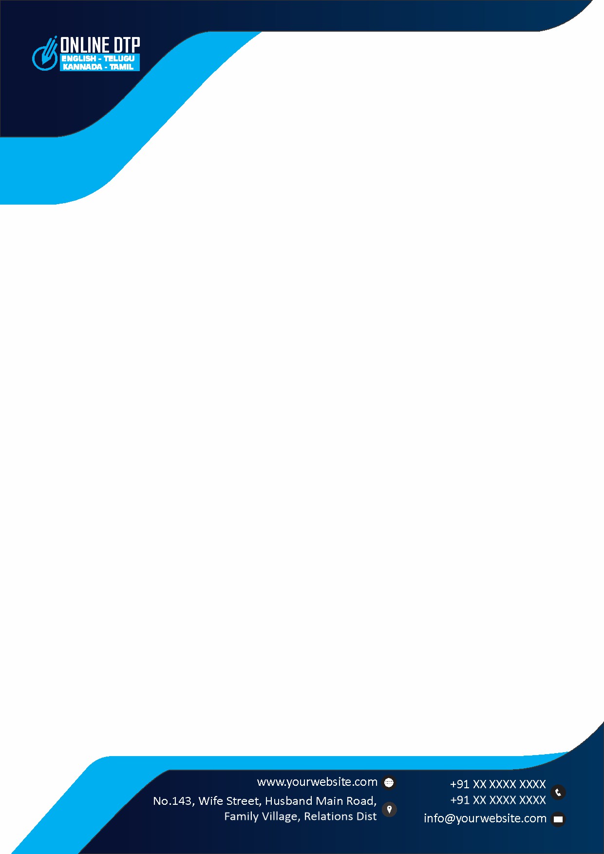 Modern Corporate Letterhead Design 161
