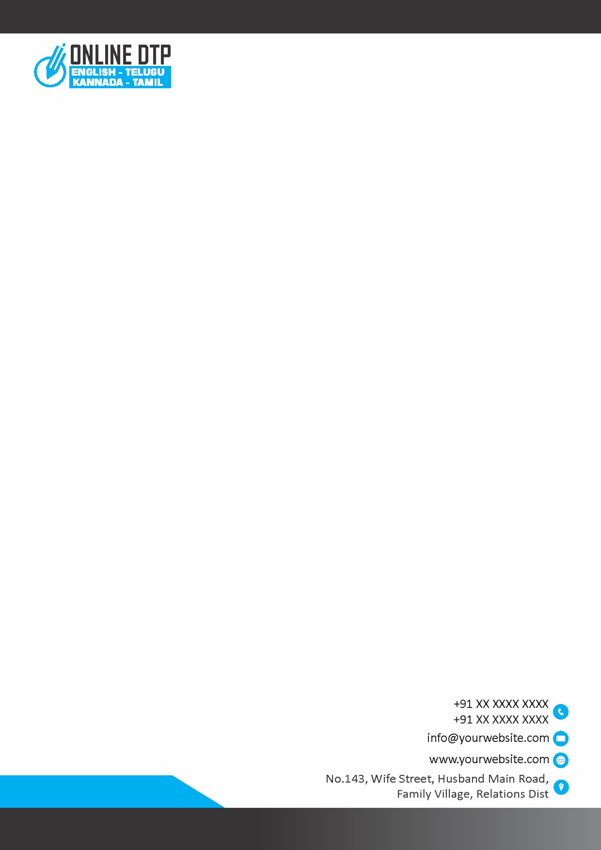 Creative Professional Letterhead Design 163
