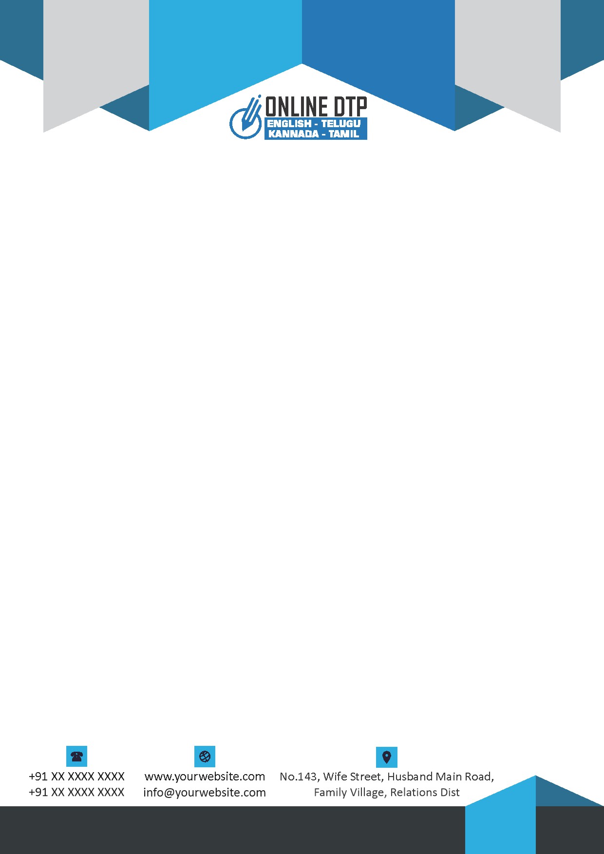 Classic Office Letterhead Design 165