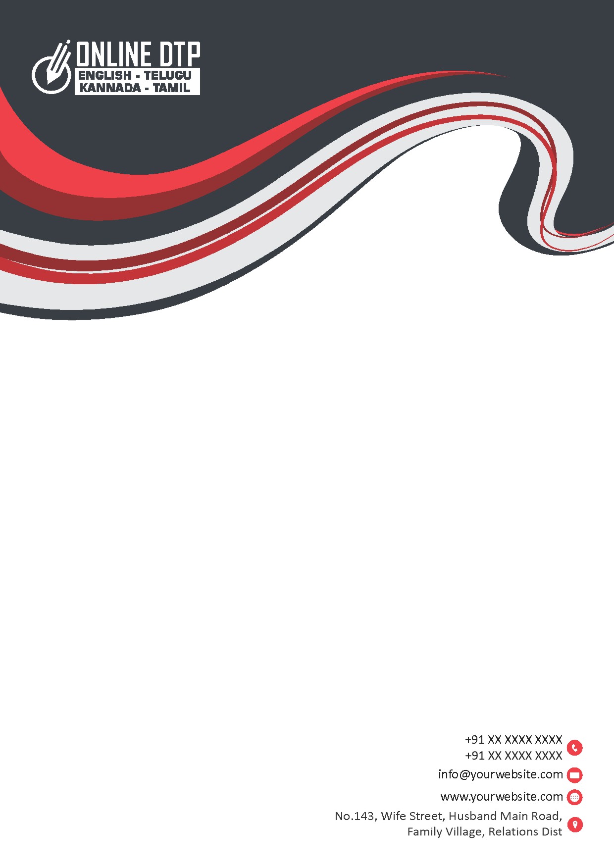 Creative Professional Letterhead Design 168