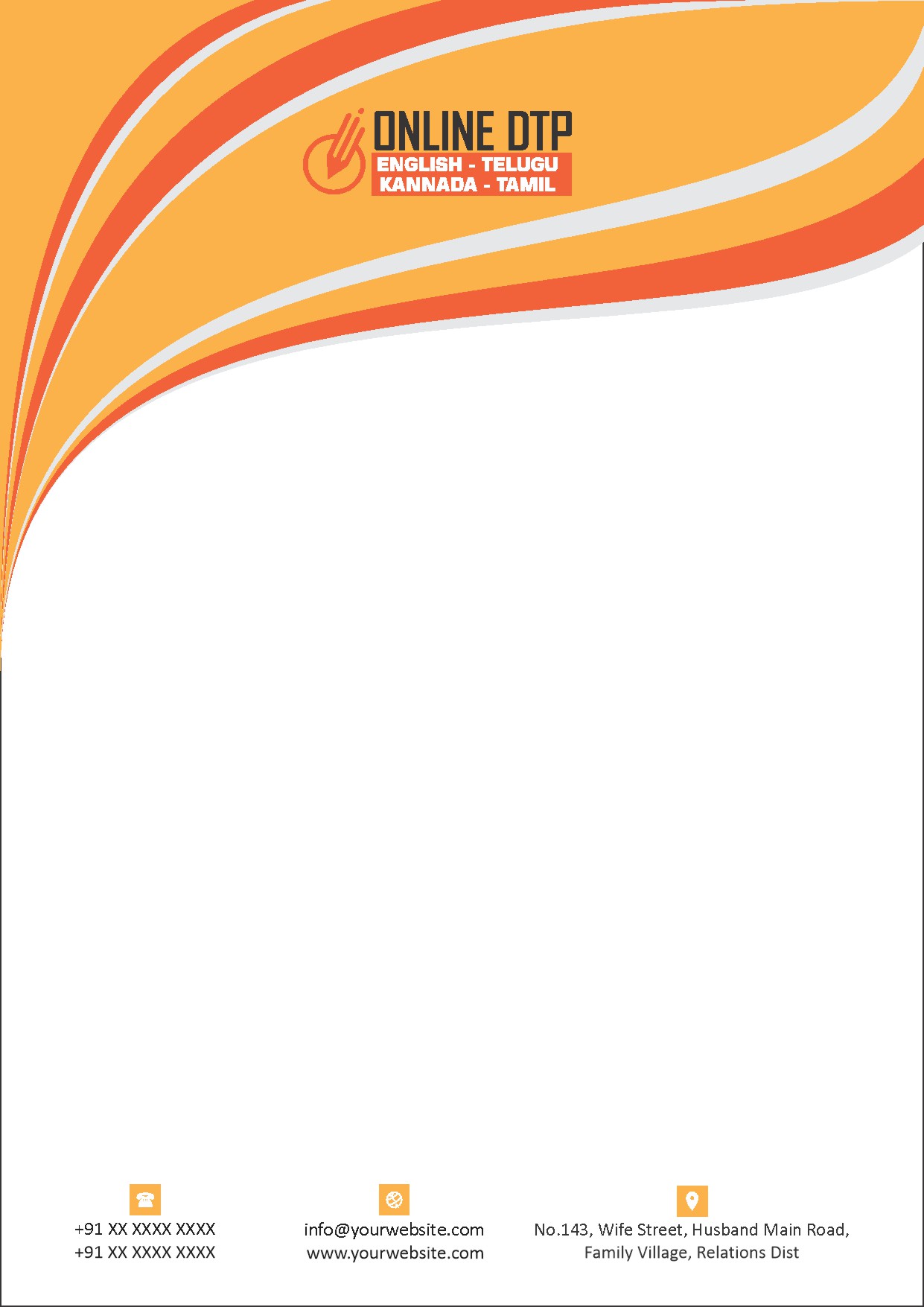 Classic Office Letterhead Design 170