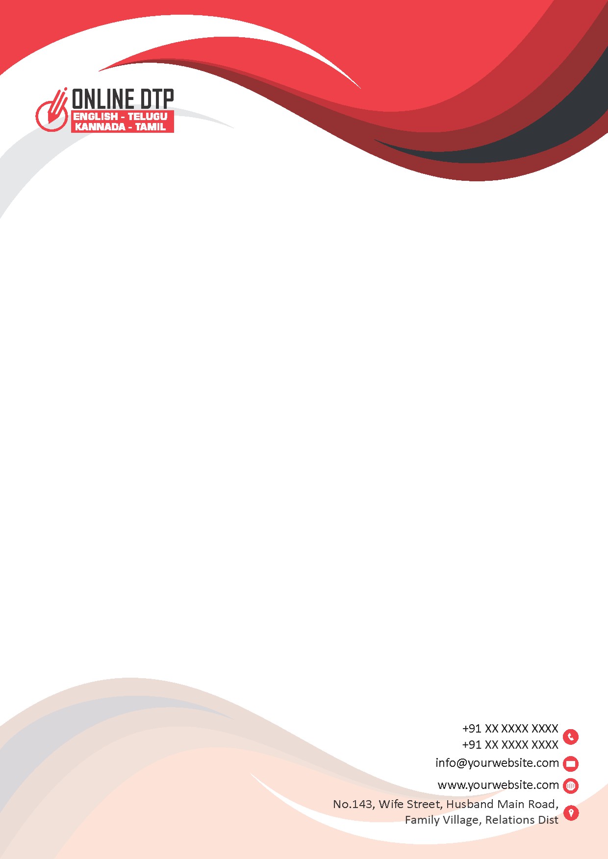 Modern Corporate Letterhead Design 171