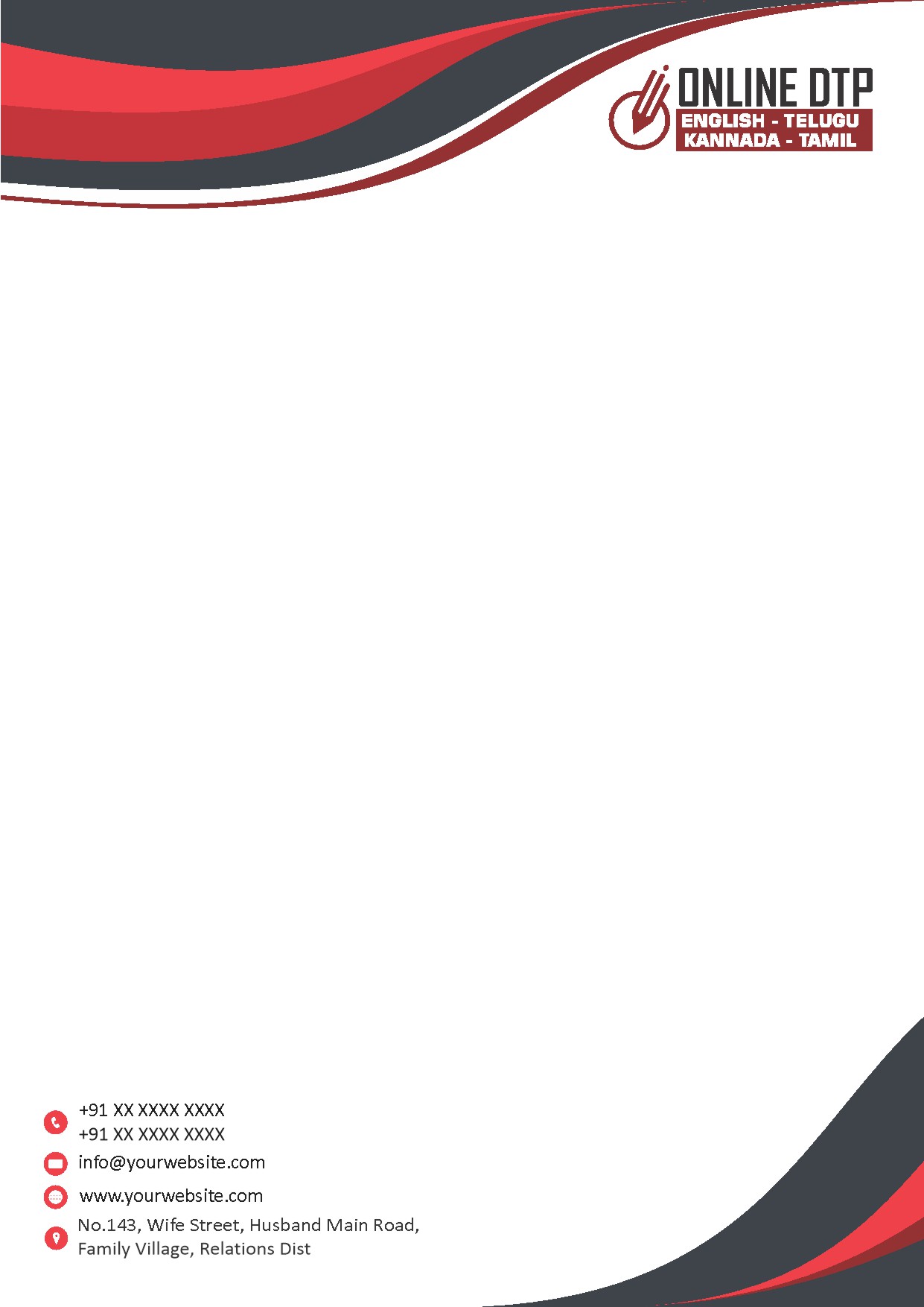 Premium Business Letterhead Design 172
