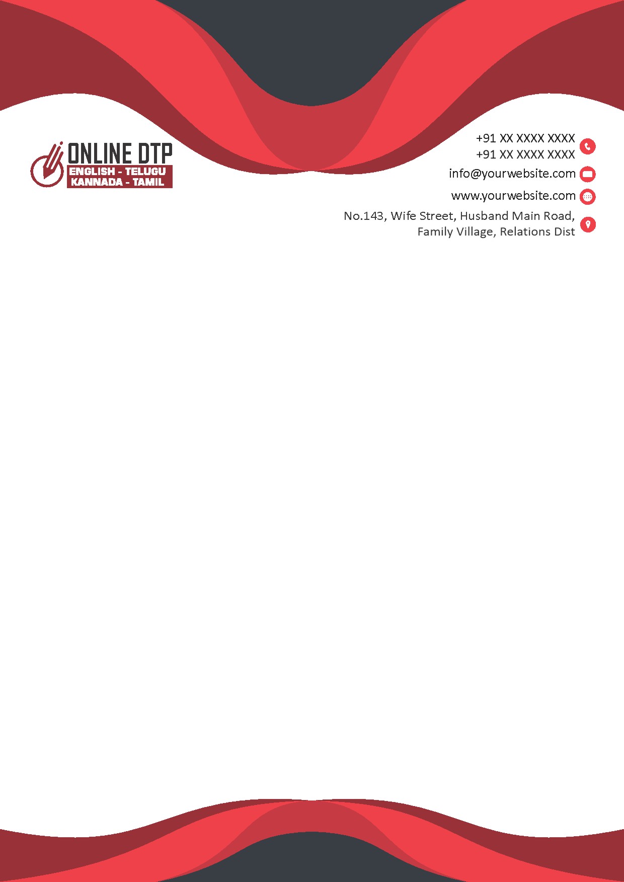 Classic Office Letterhead Design 175