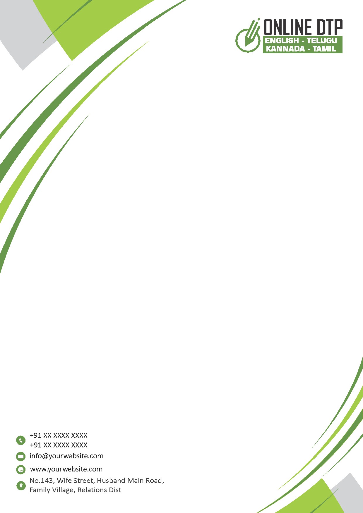 Elegant Minimal Letterhead Design 179