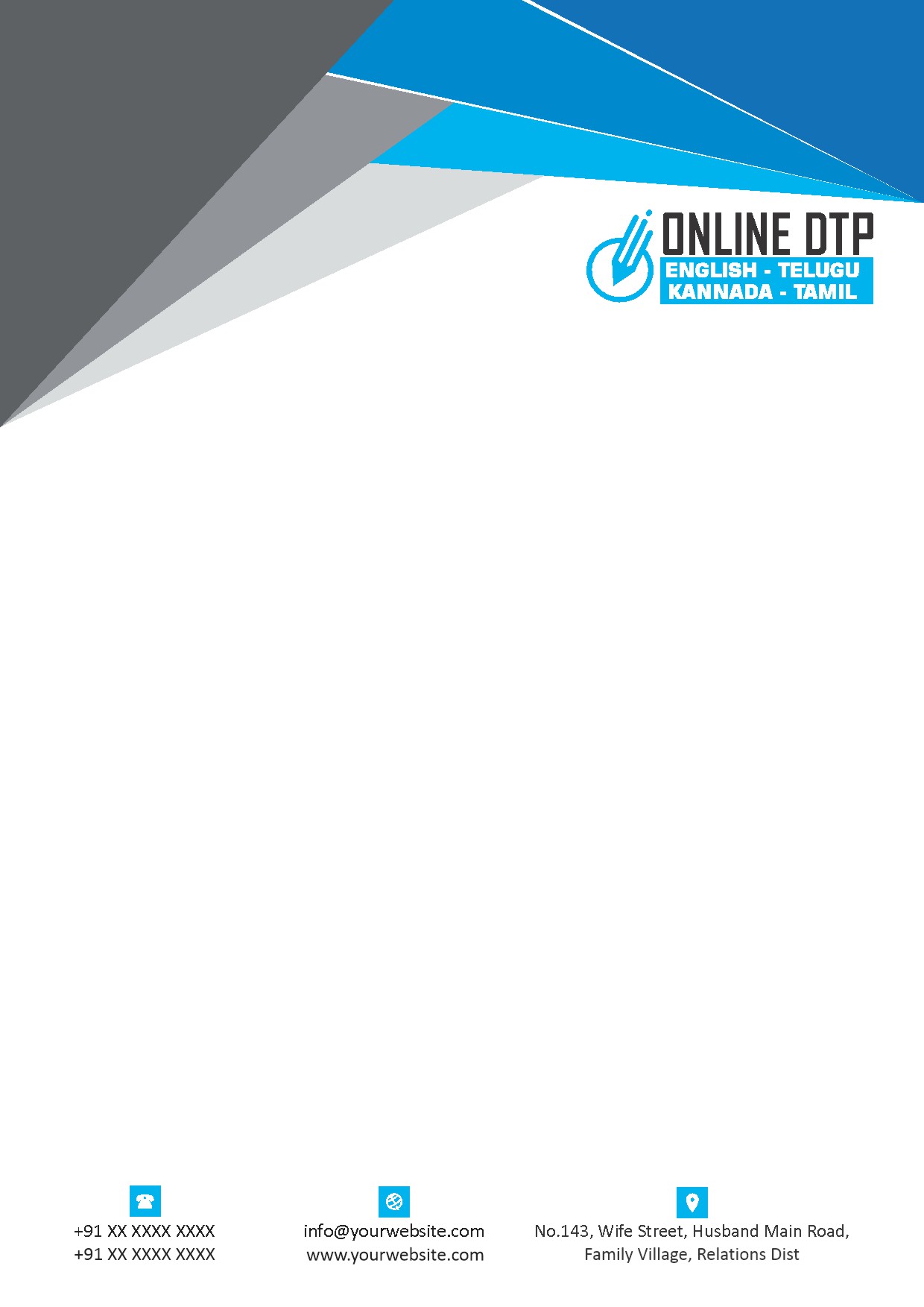 Modern Corporate Letterhead Design 181