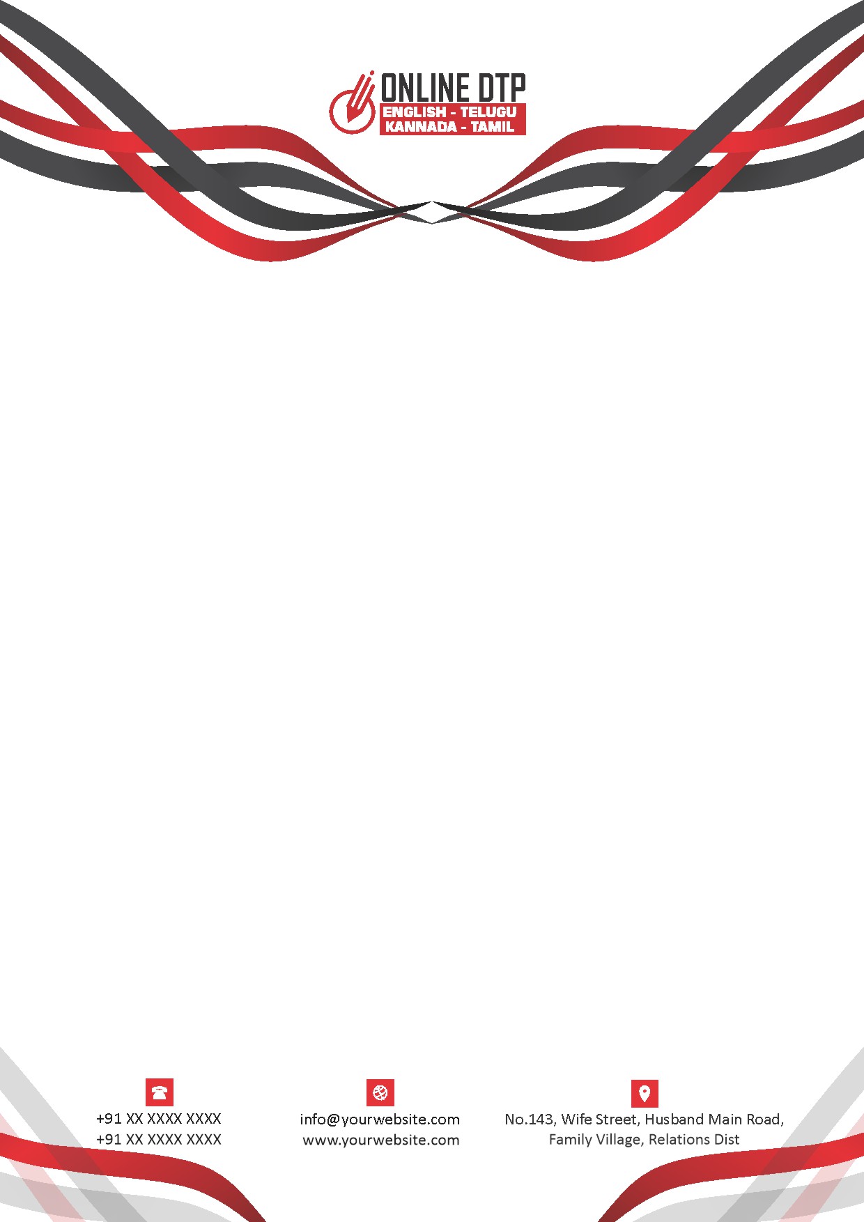 Classic Office Letterhead Design 185
