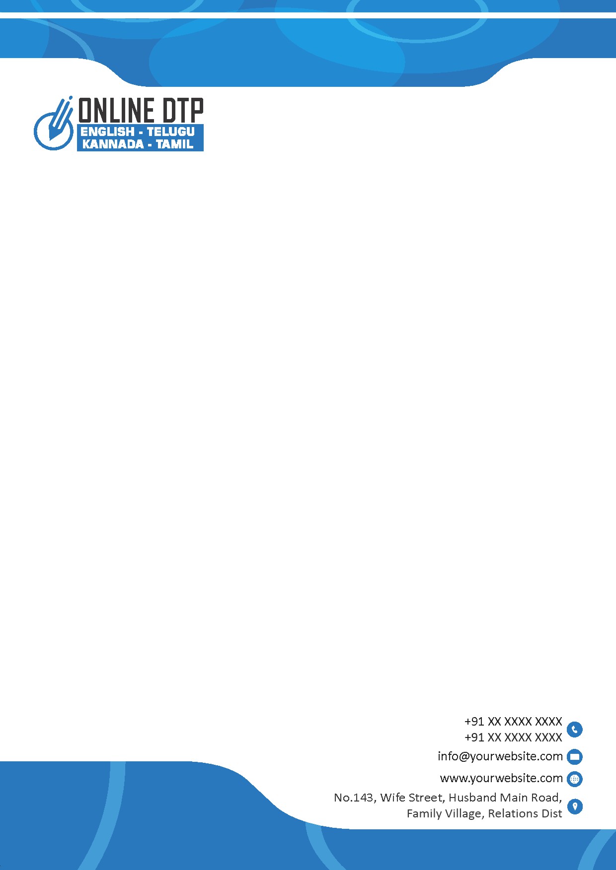Premium Business Letterhead Design 187
