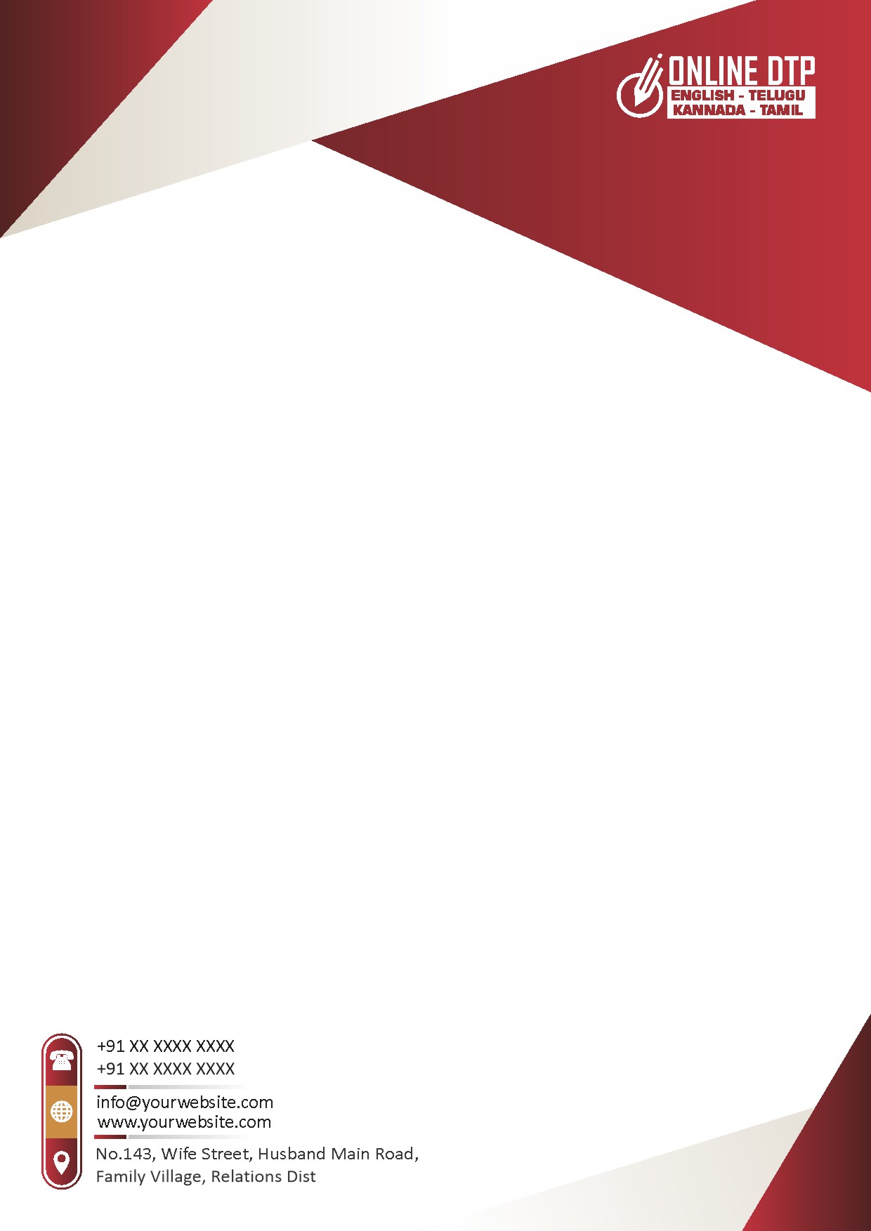 Creative Professional Letterhead Design 188