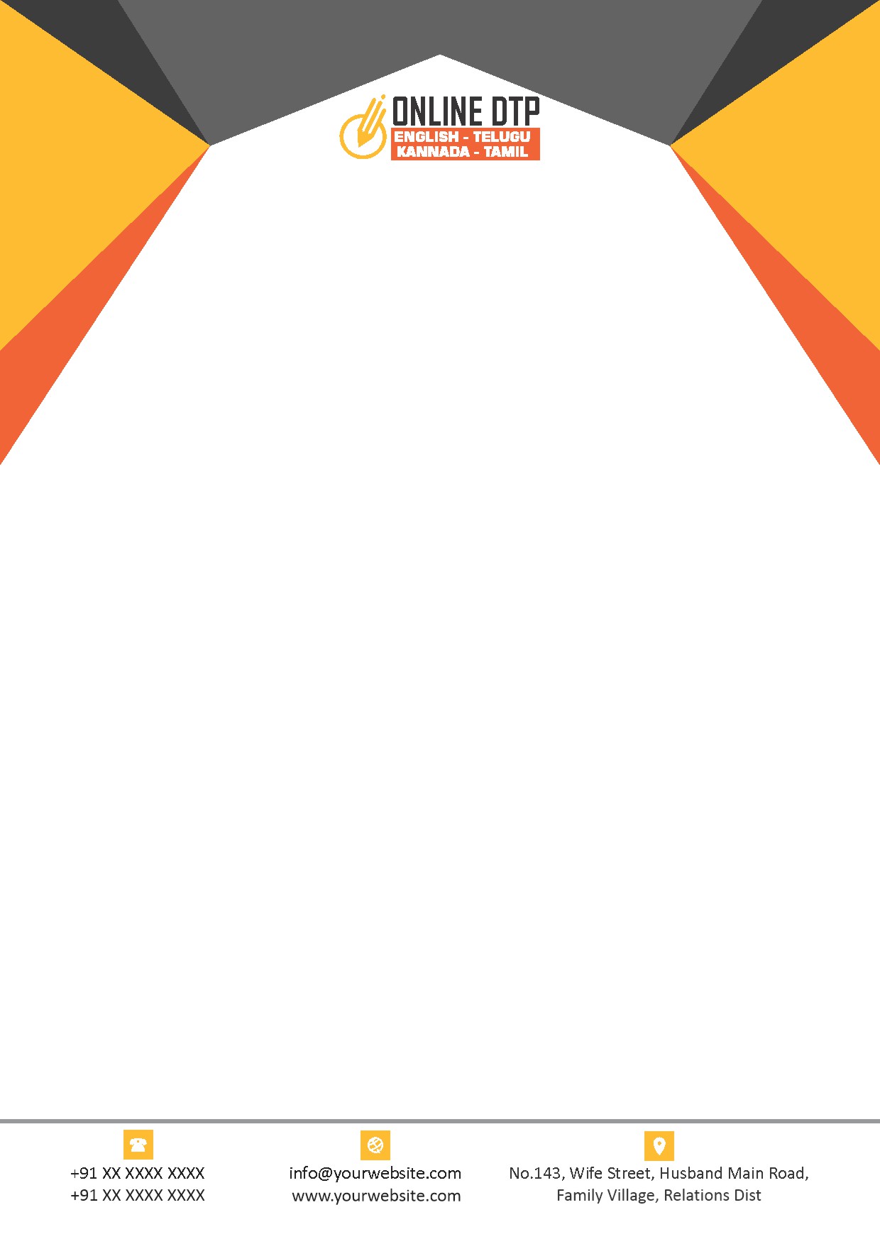 Modern Corporate Letterhead Design 191