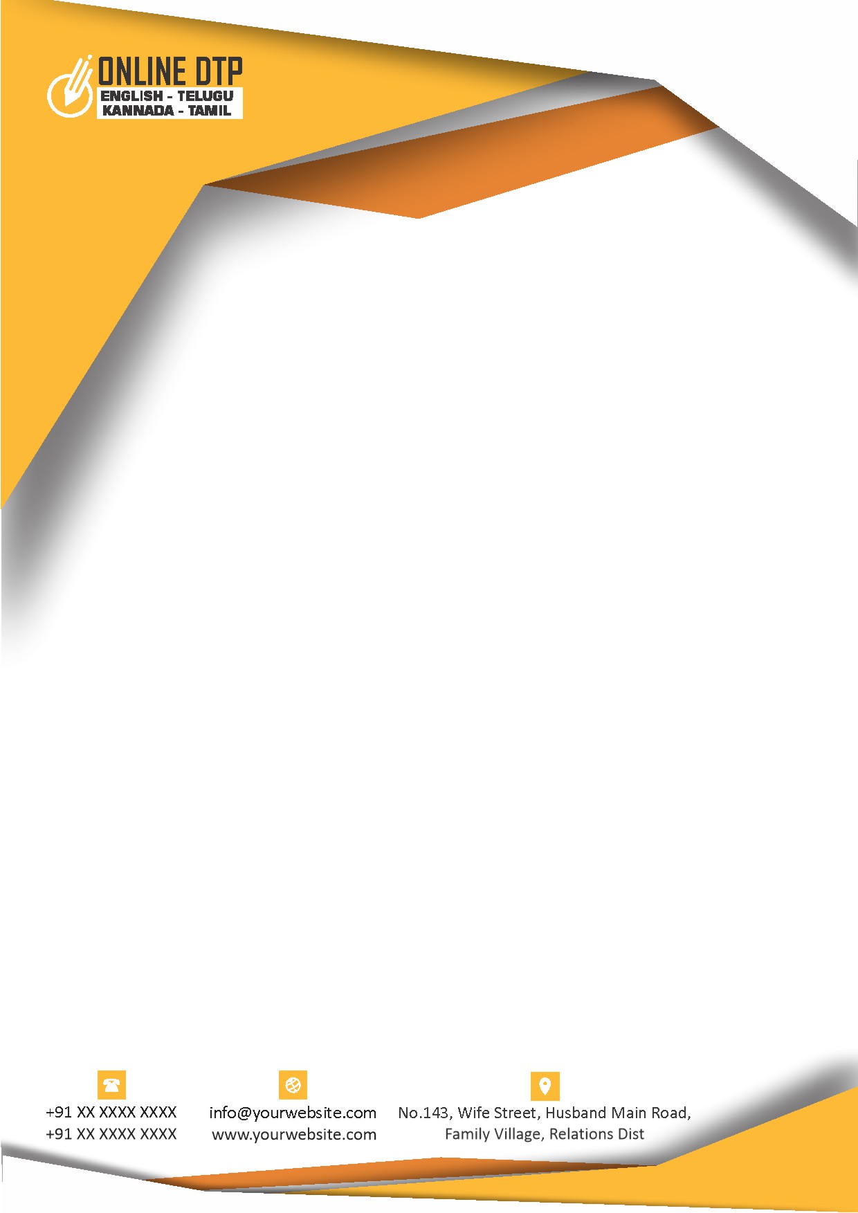 Premium Business Letterhead Design 197