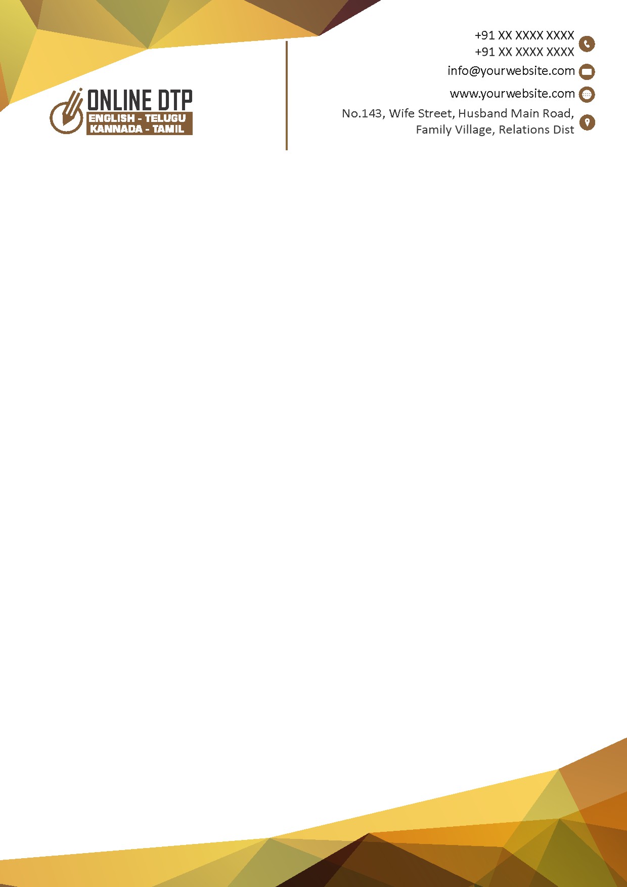 Elegant Minimal Letterhead Design 199
