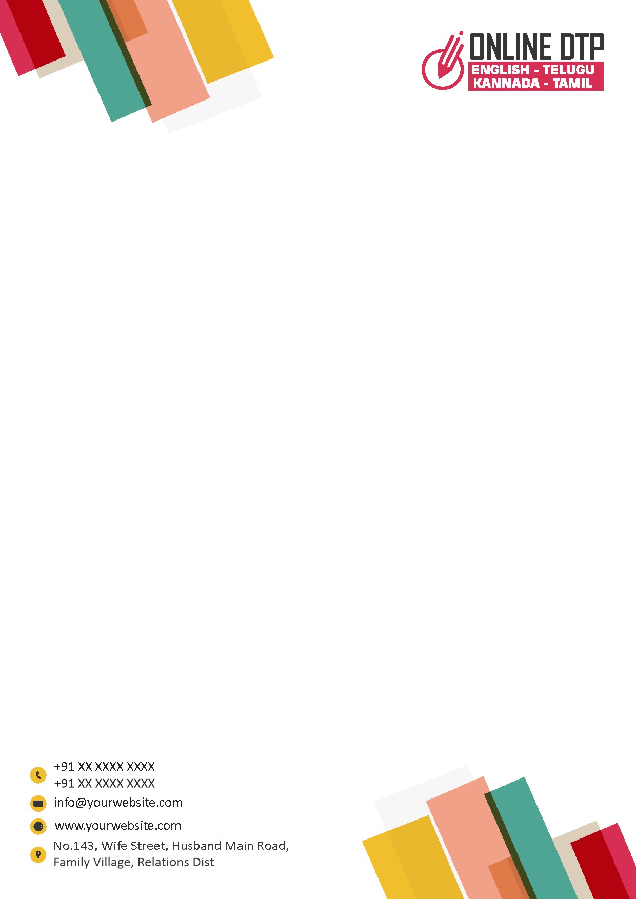 Creative Professional Letterhead Design 208